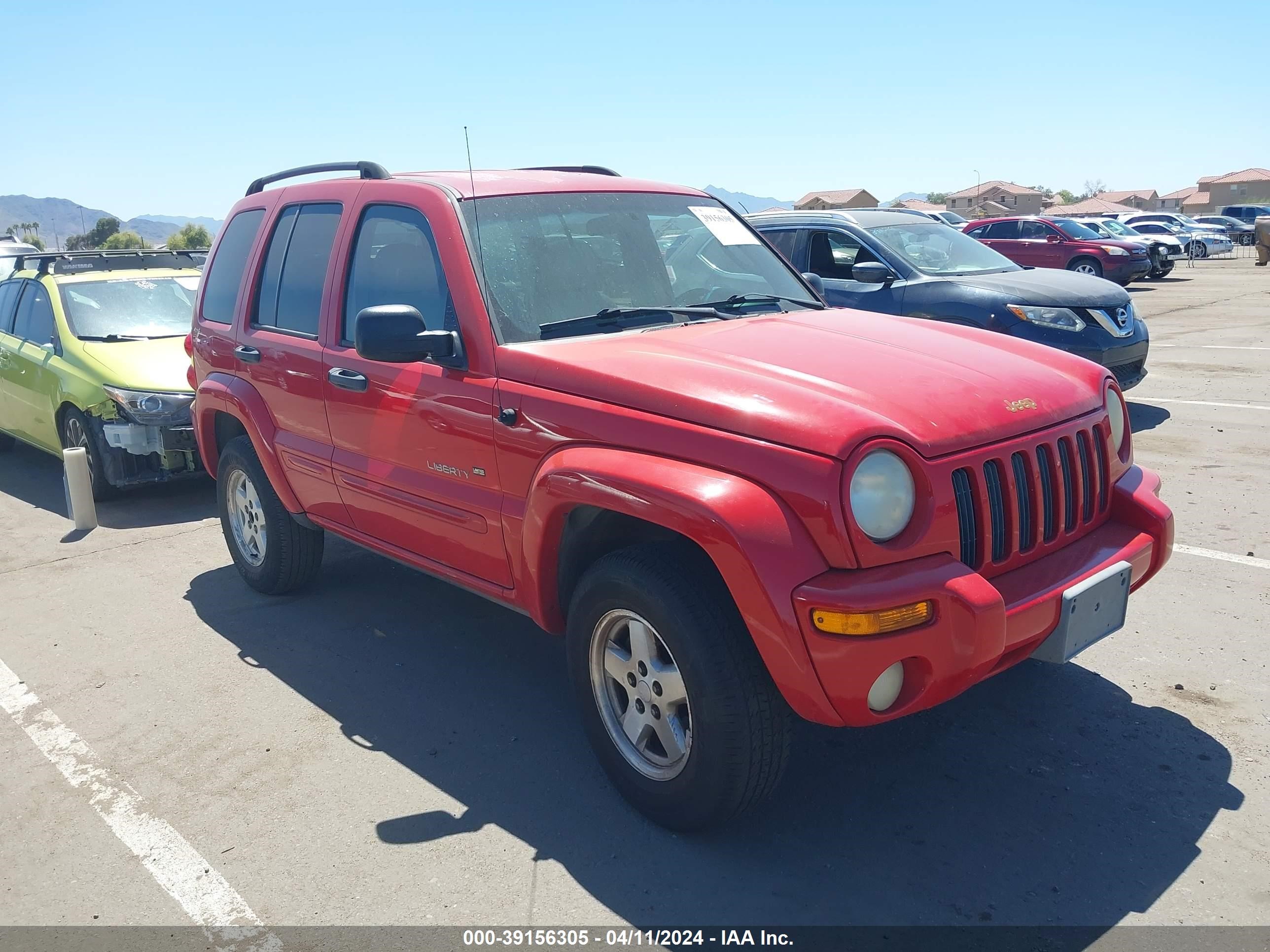 jeep liberty (north america) 2002 1j4gl58k82w270256