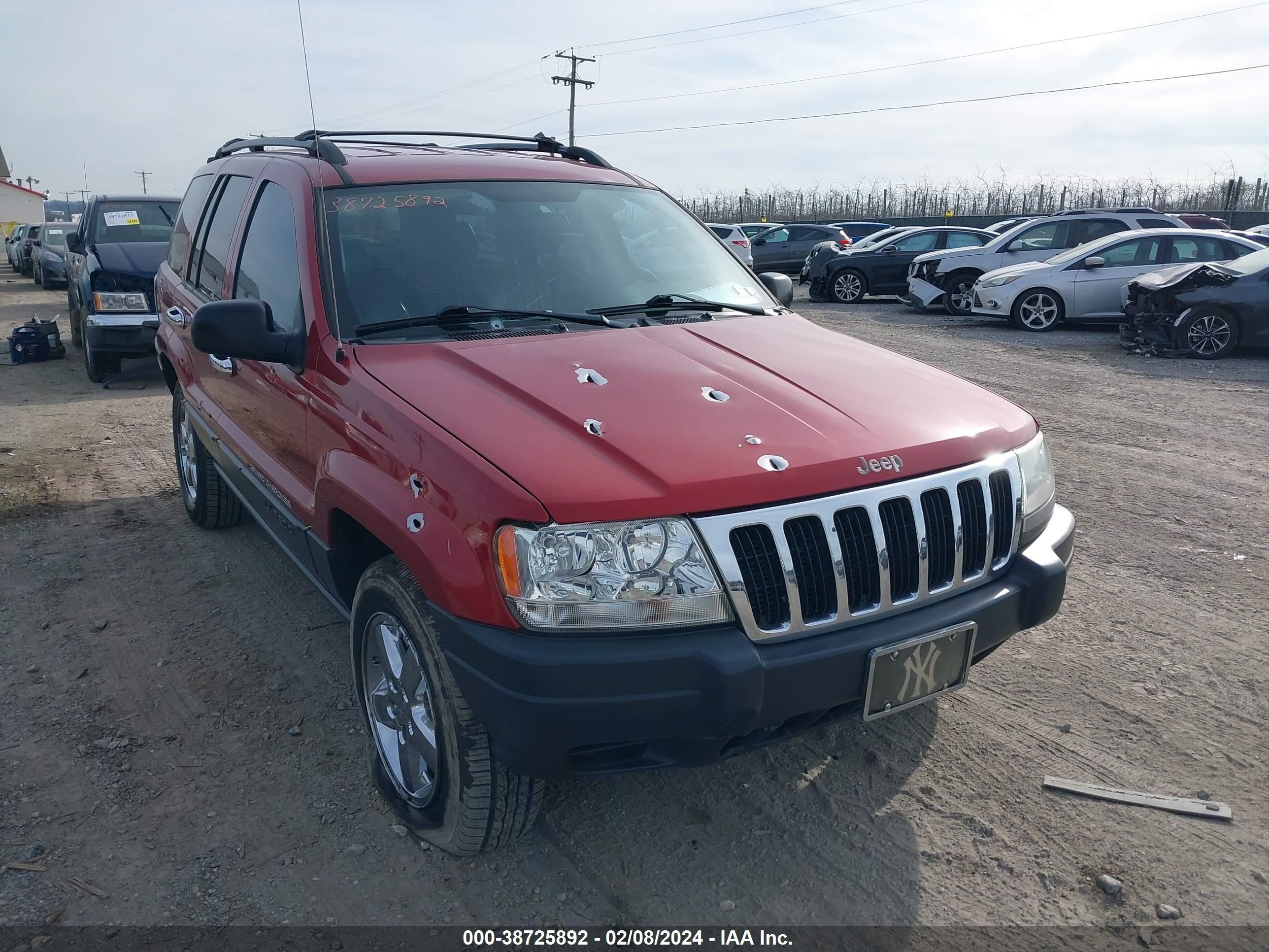 jeep grand cherokee 2003 1j4gw48s63c599915