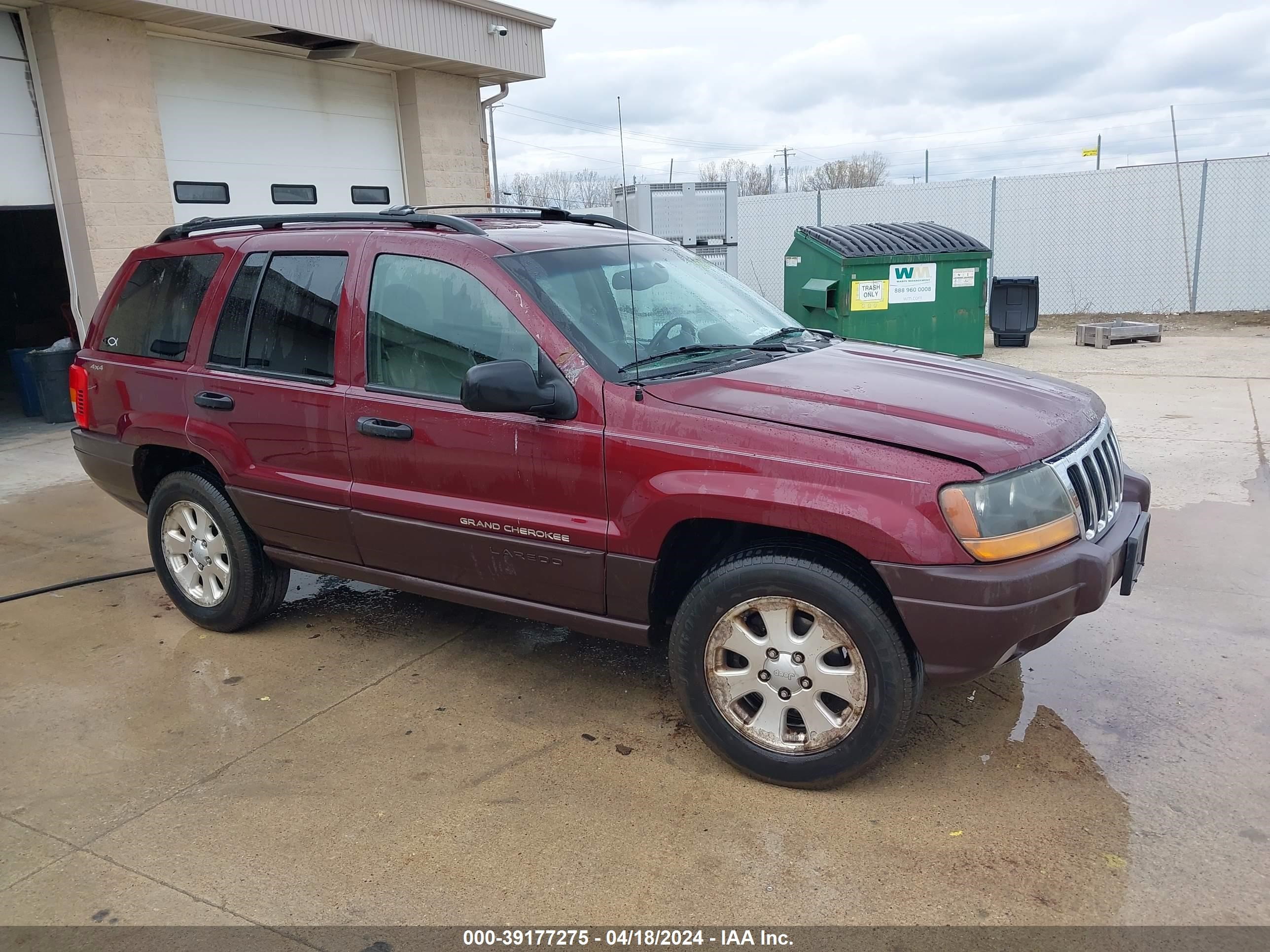 jeep grand cherokee 2001 1j4gw48s71c609509