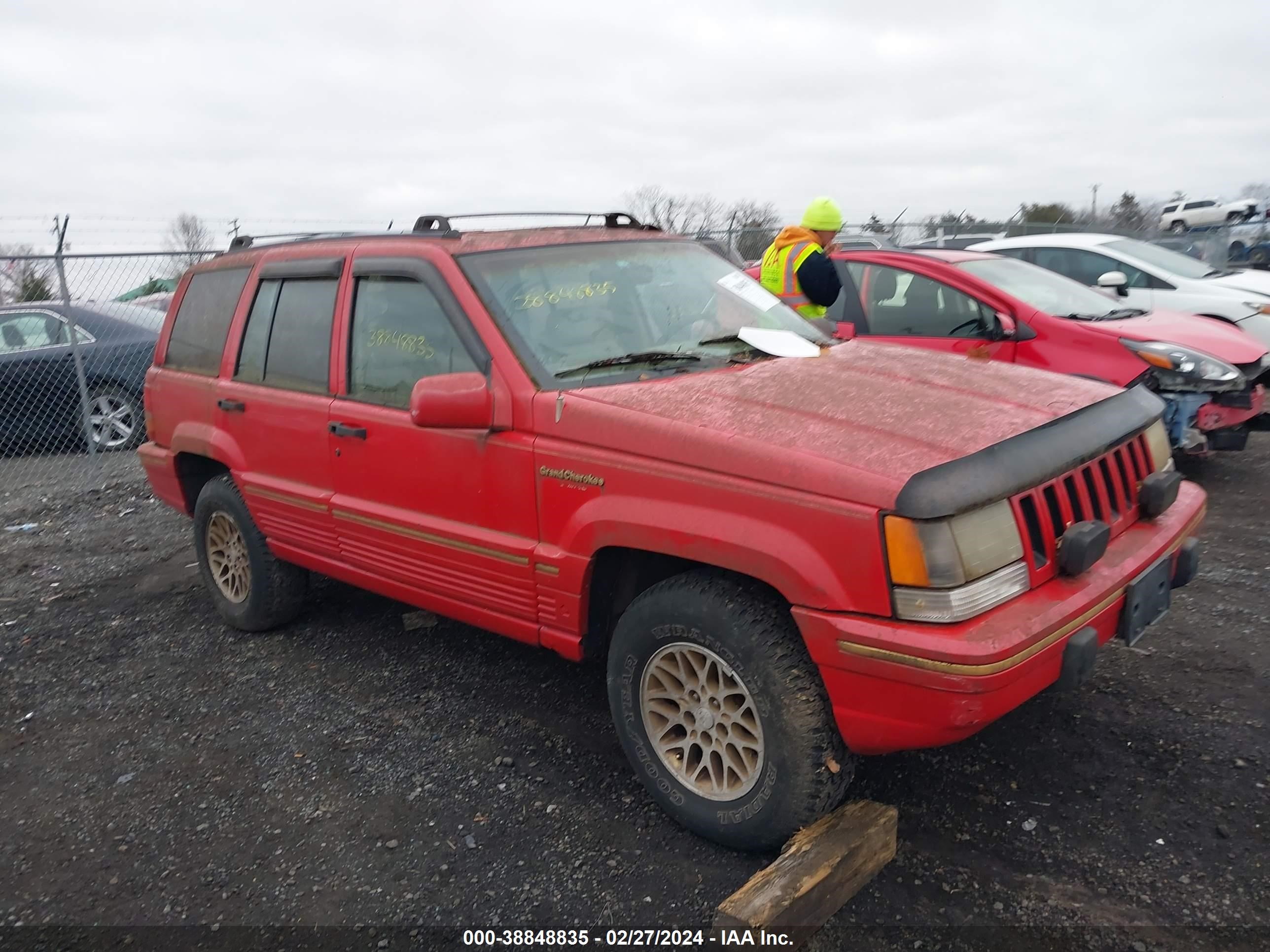 jeep grand cherokee 1994 1j4gz78y4rc131395