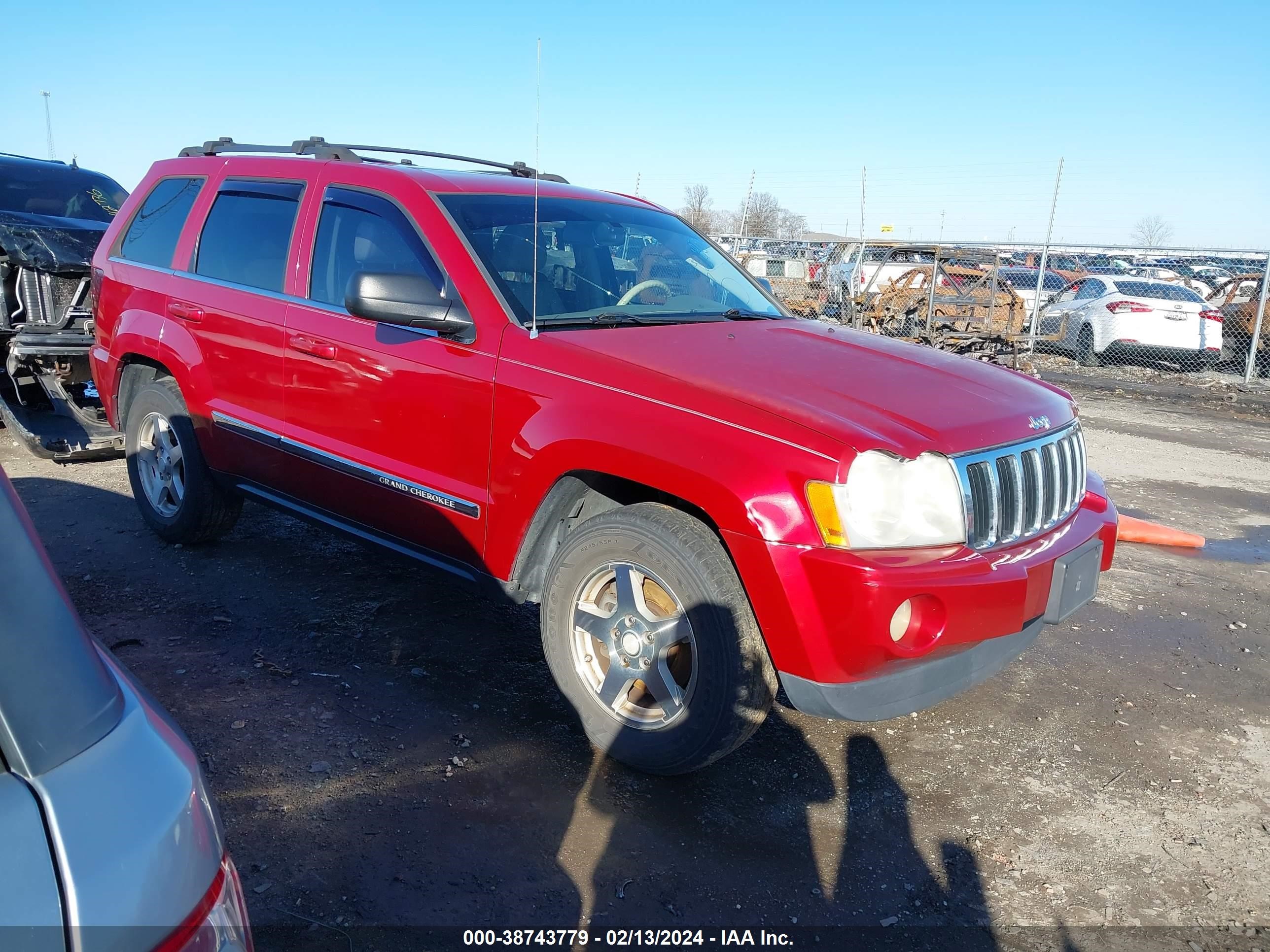 jeep grand cherokee 2006 1j4hs58n56c288044