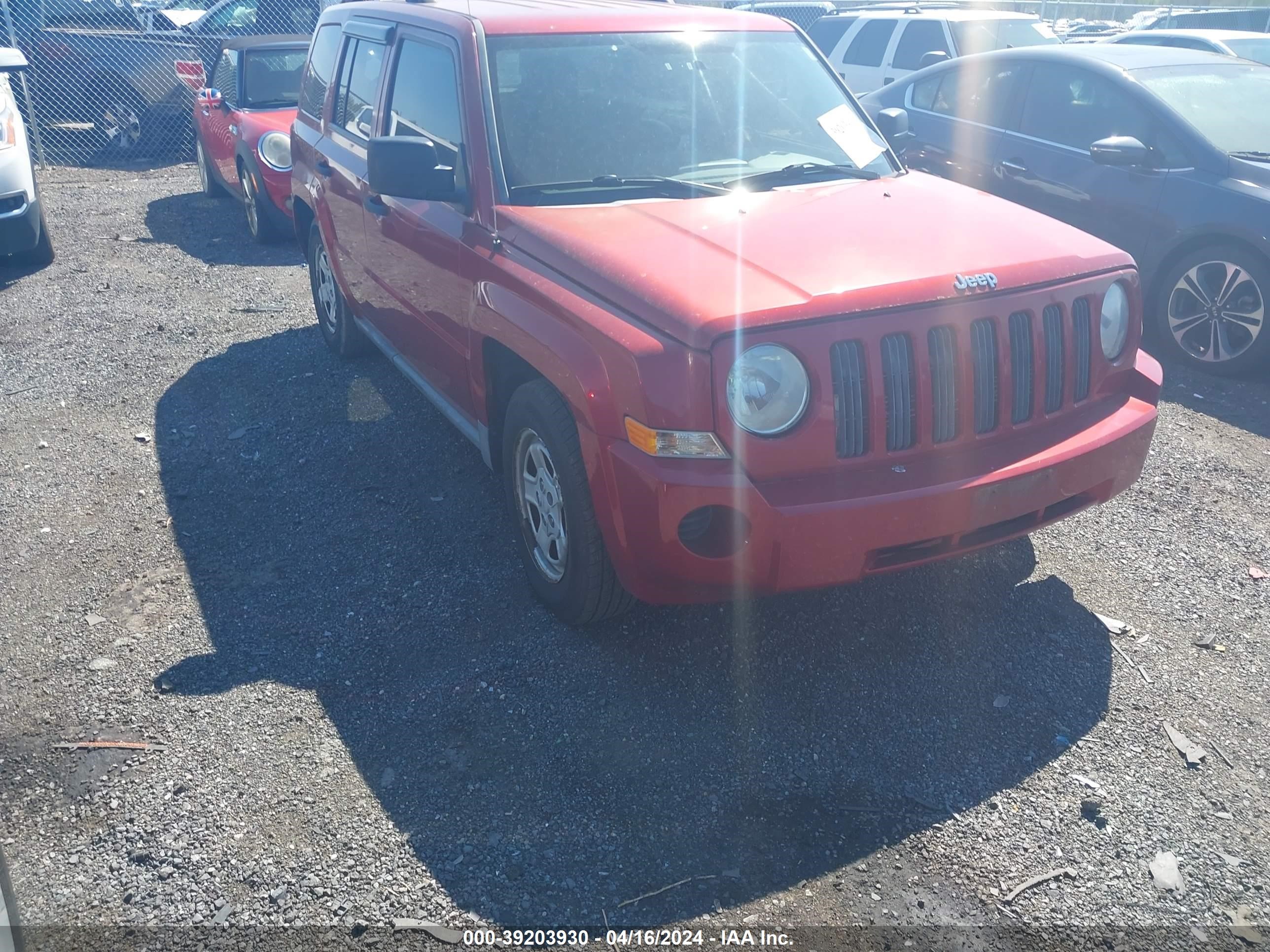 jeep liberty (patriot) 2008 1j8ff28w08d577671