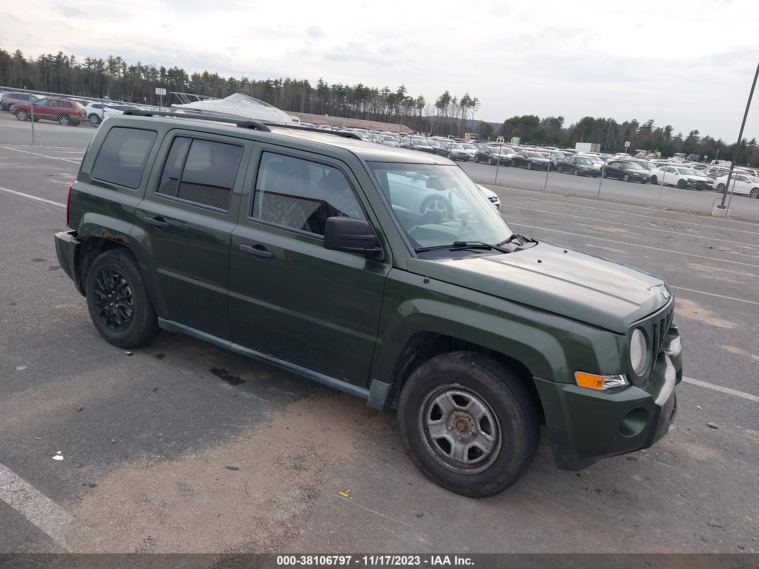 jeep liberty (patriot) 2008 1j8ff28w08d639683