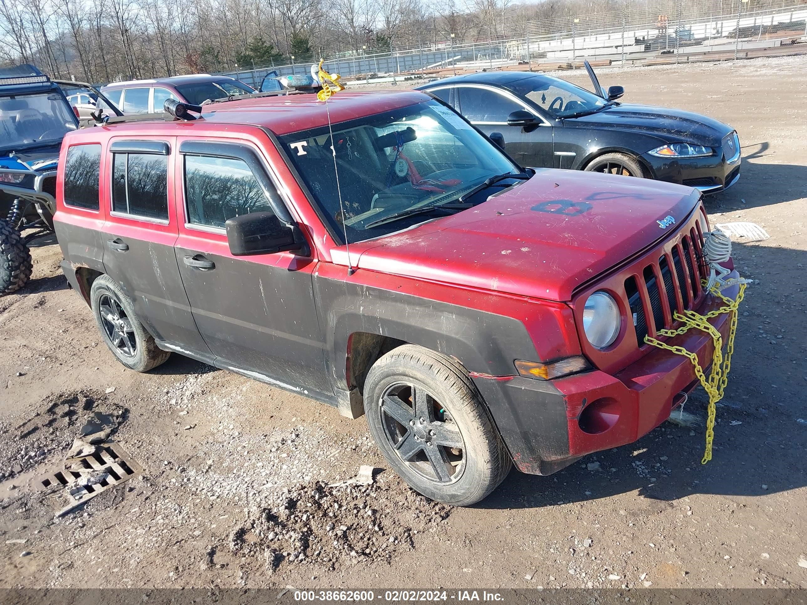 jeep liberty (patriot) 2008 1j8ff28w18d525546