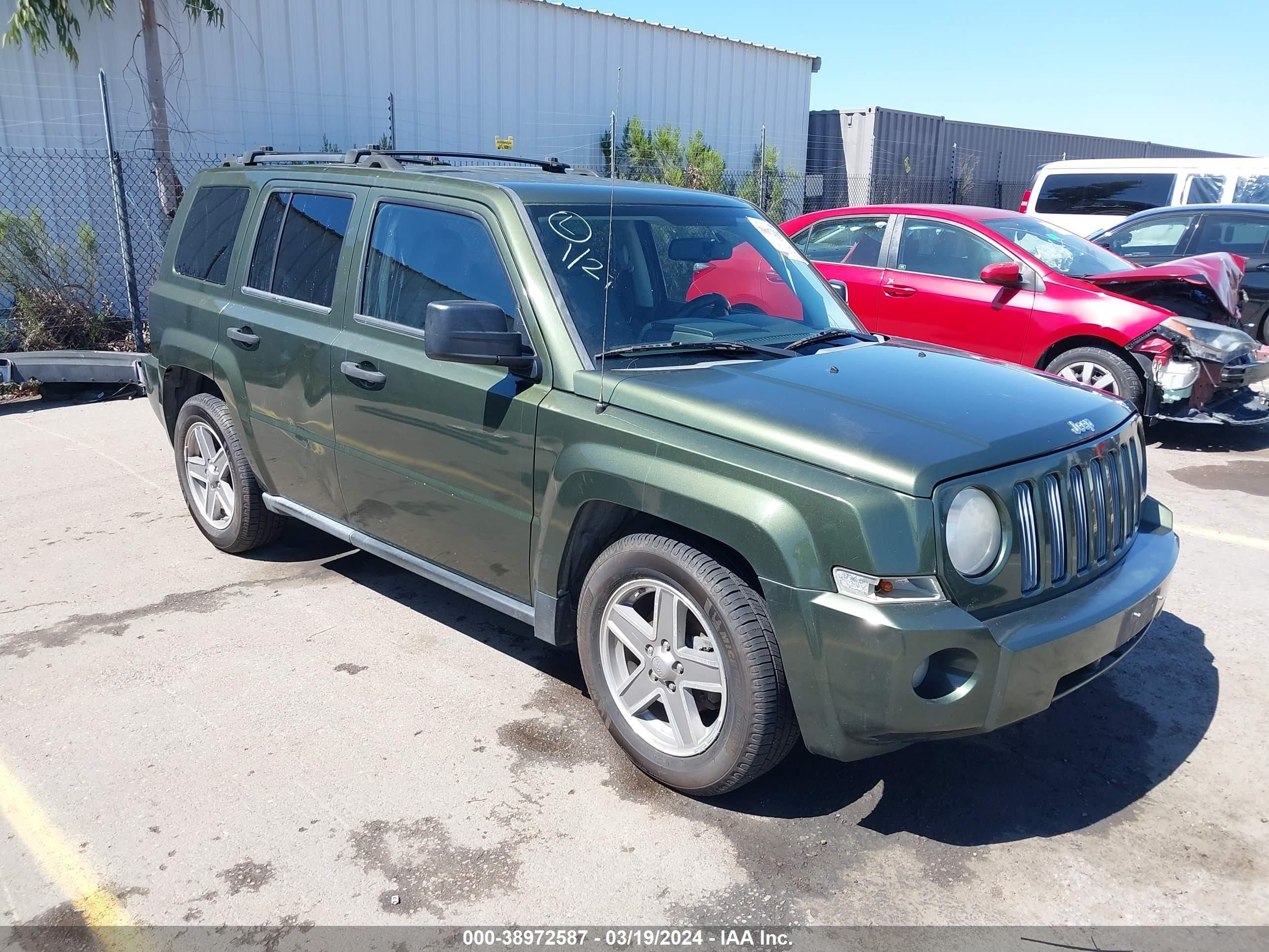 jeep liberty (patriot) 2007 1j8ff28w57d413847