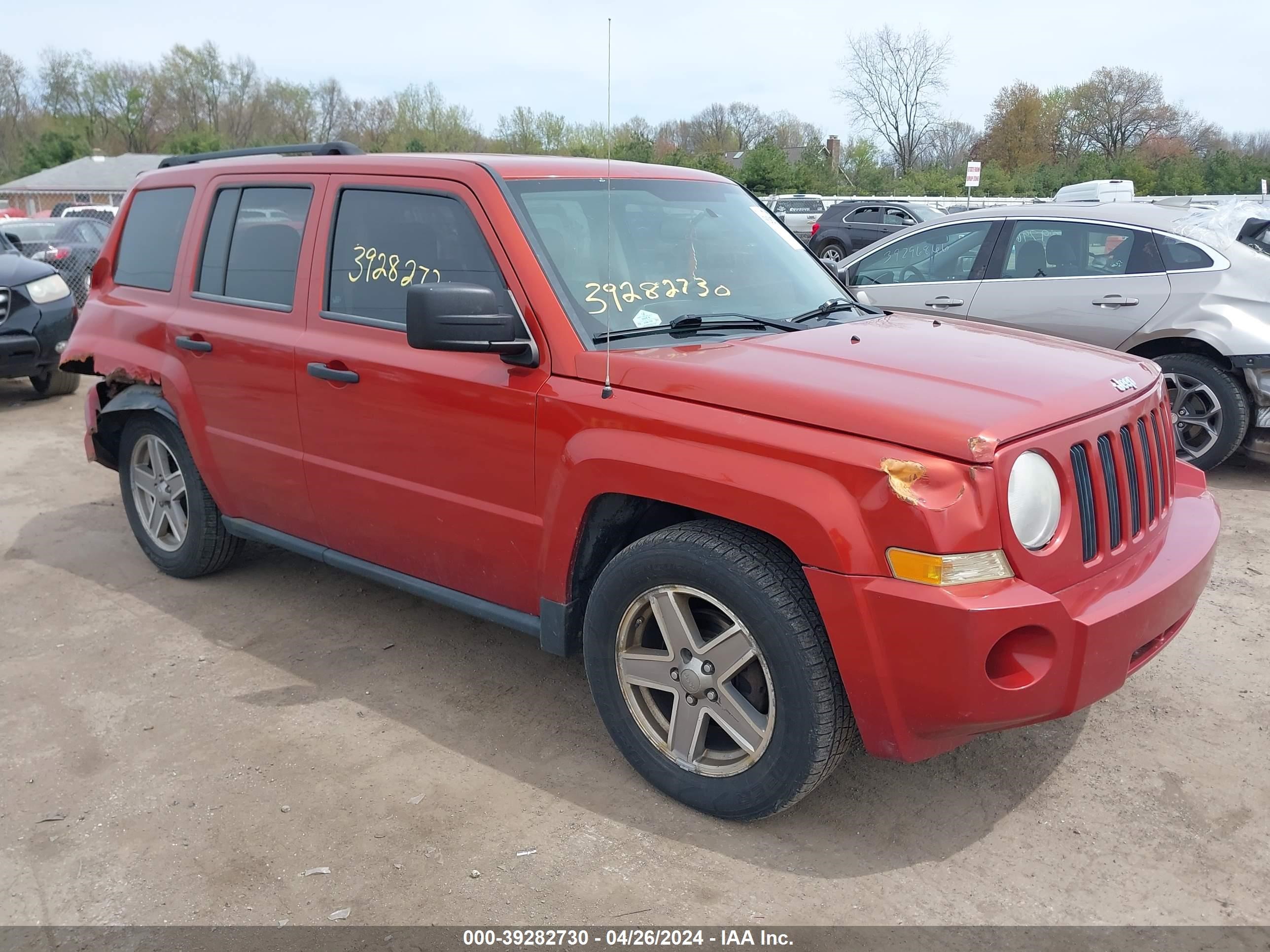 jeep liberty (patriot) 2008 1j8ff28wx8d624298