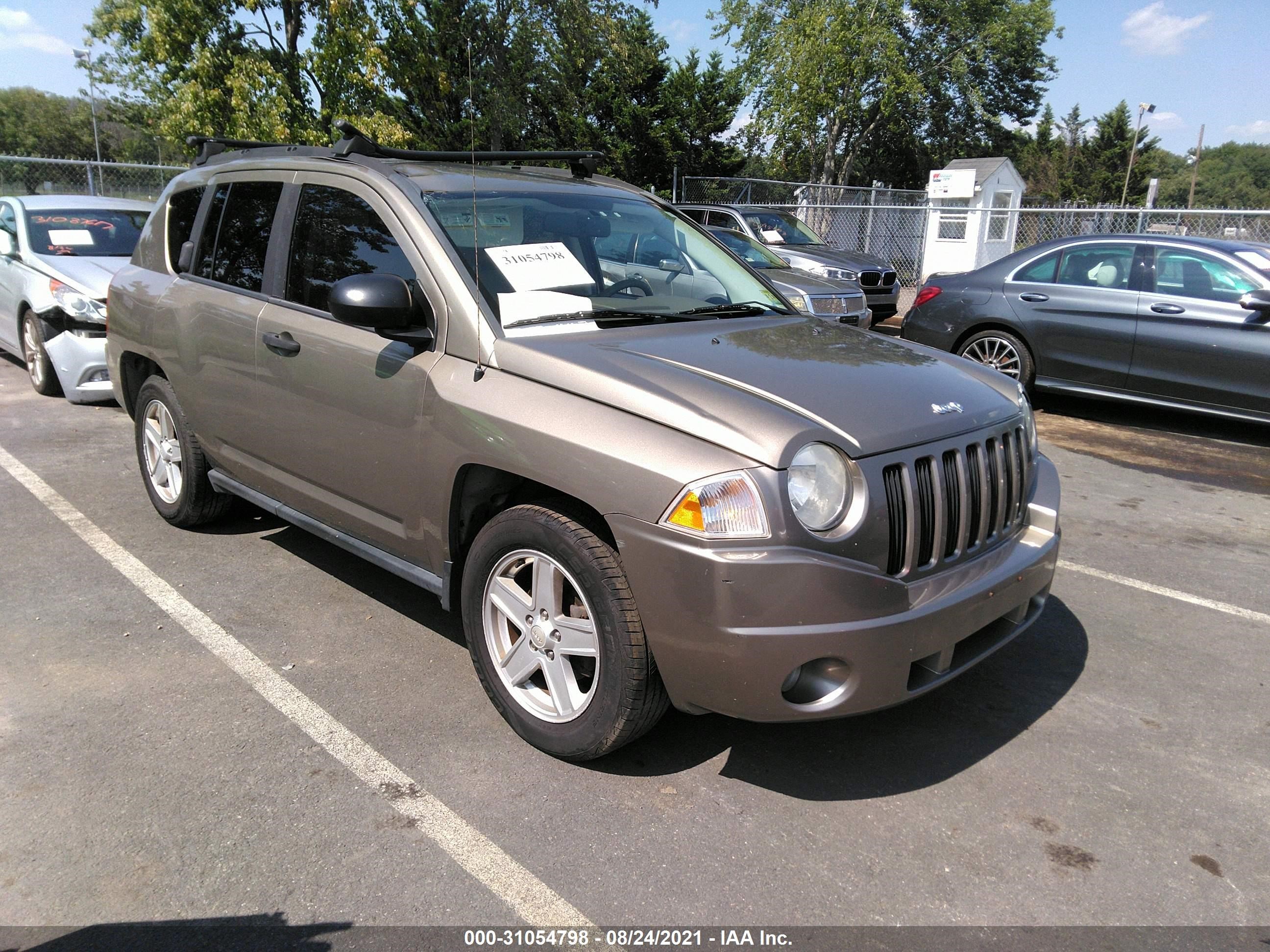 jeep compass 2007 1j8ff47w27d170883