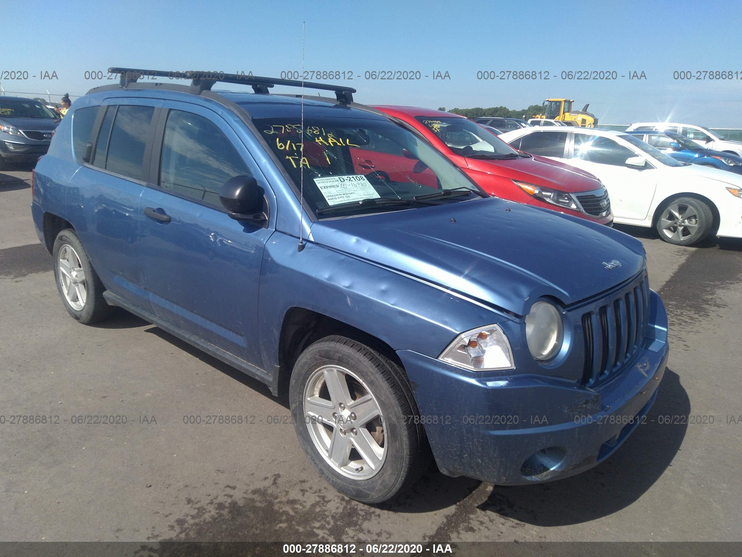 jeep compass 2007 1j8ff47w37d265579