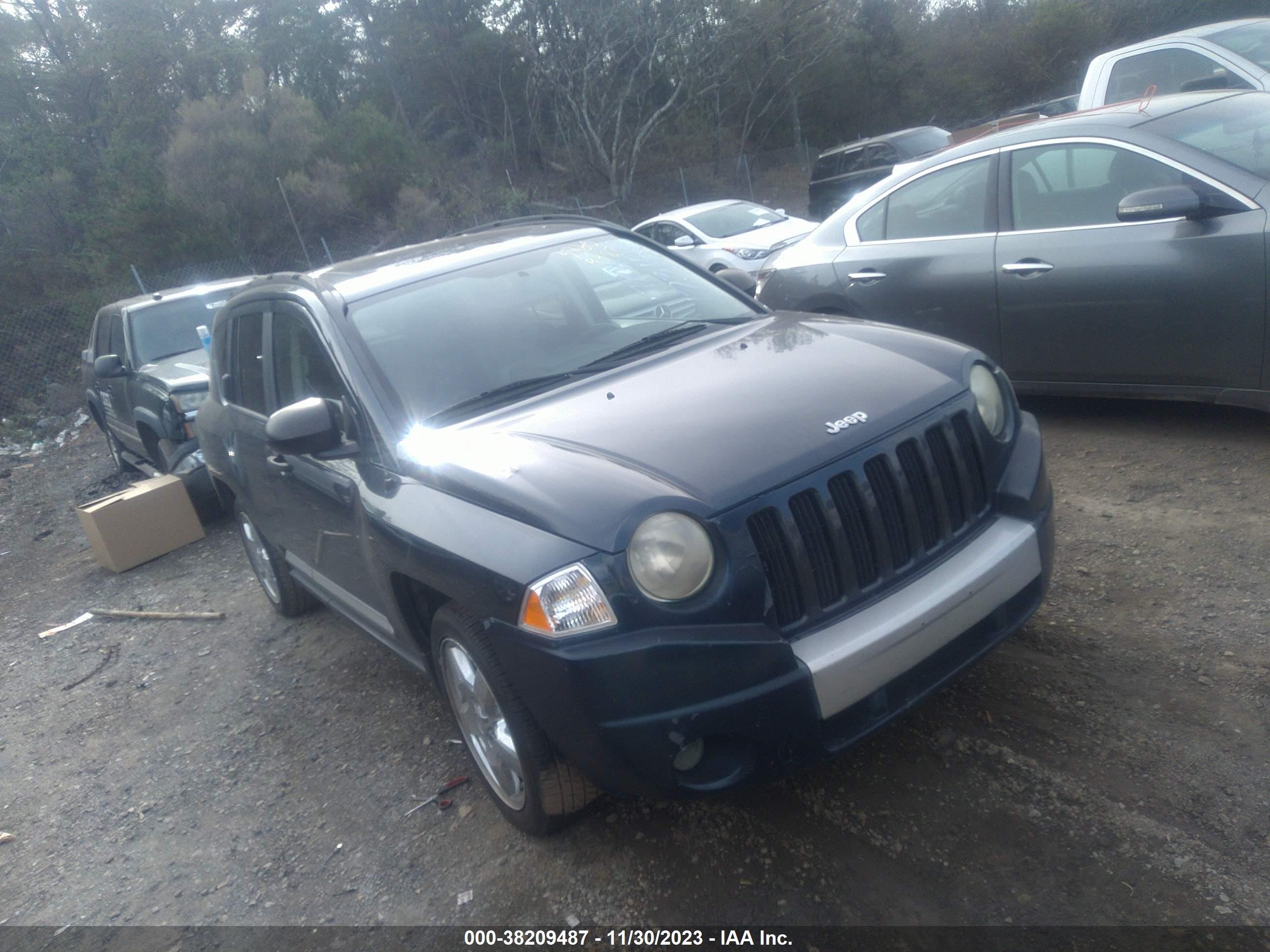 jeep compass 2007 1j8ff57w57d123188