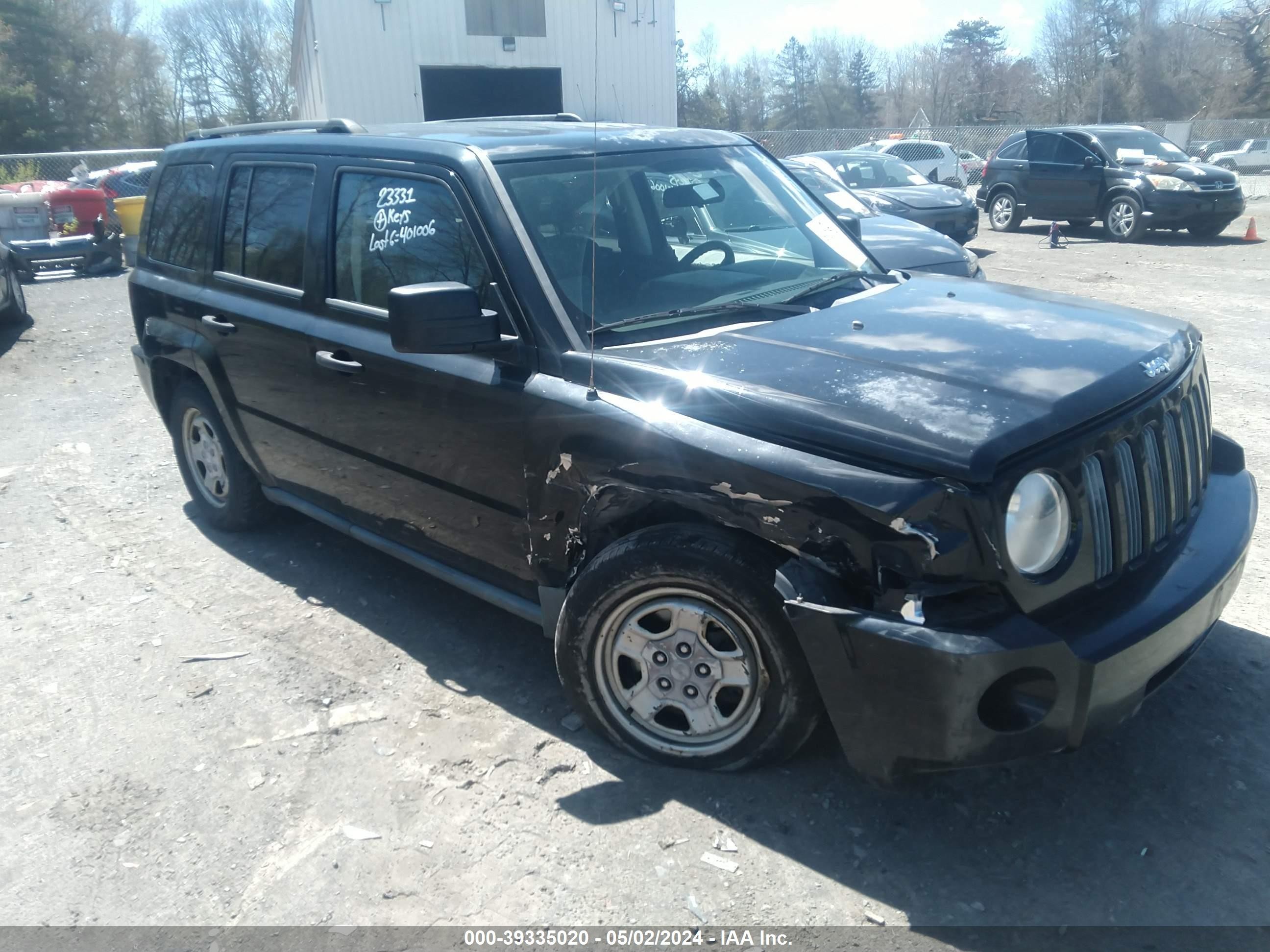 jeep liberty (patriot) 2007 1j8ft28037d401006