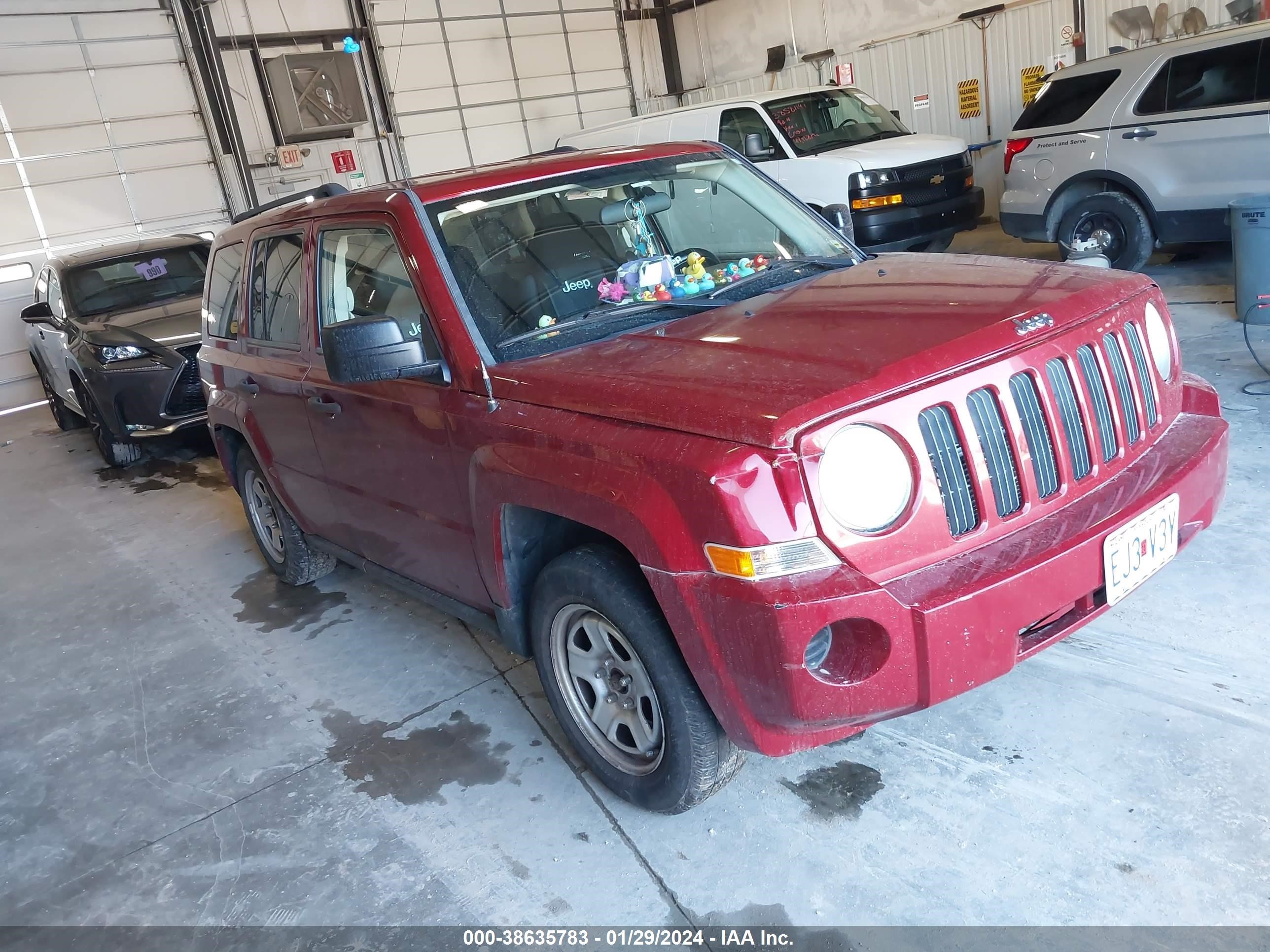 jeep liberty (patriot) 2008 1j8ft28w78d751731