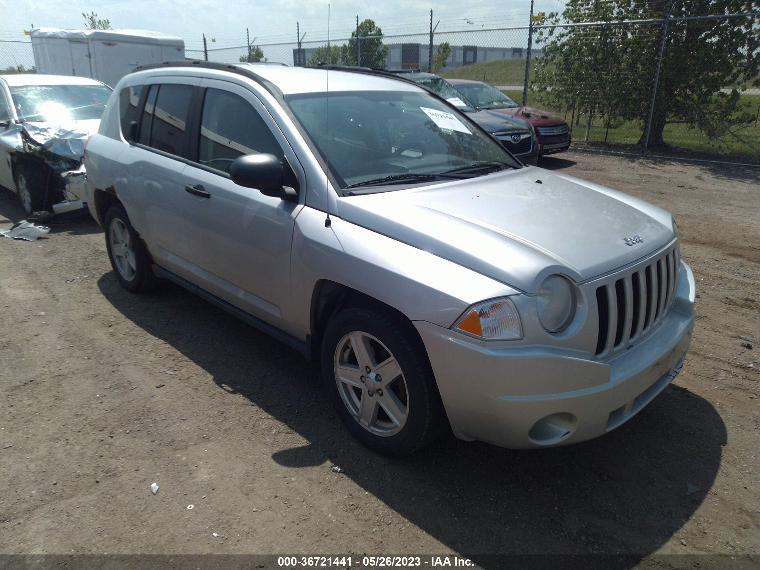 jeep compass 2007 1j8ft47057d261442