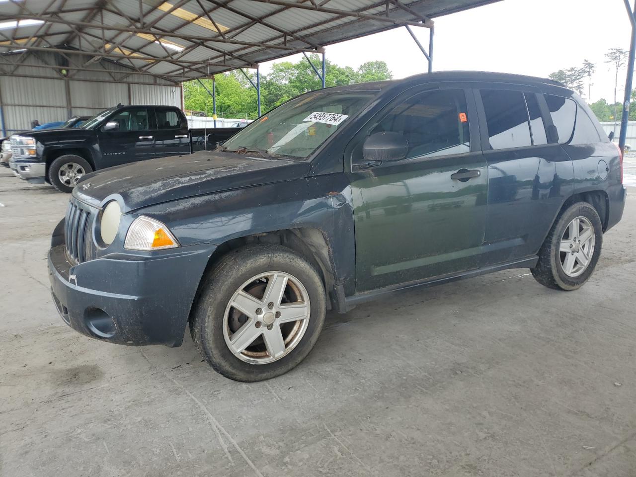 jeep compass 2007 1j8ft47w27d124544