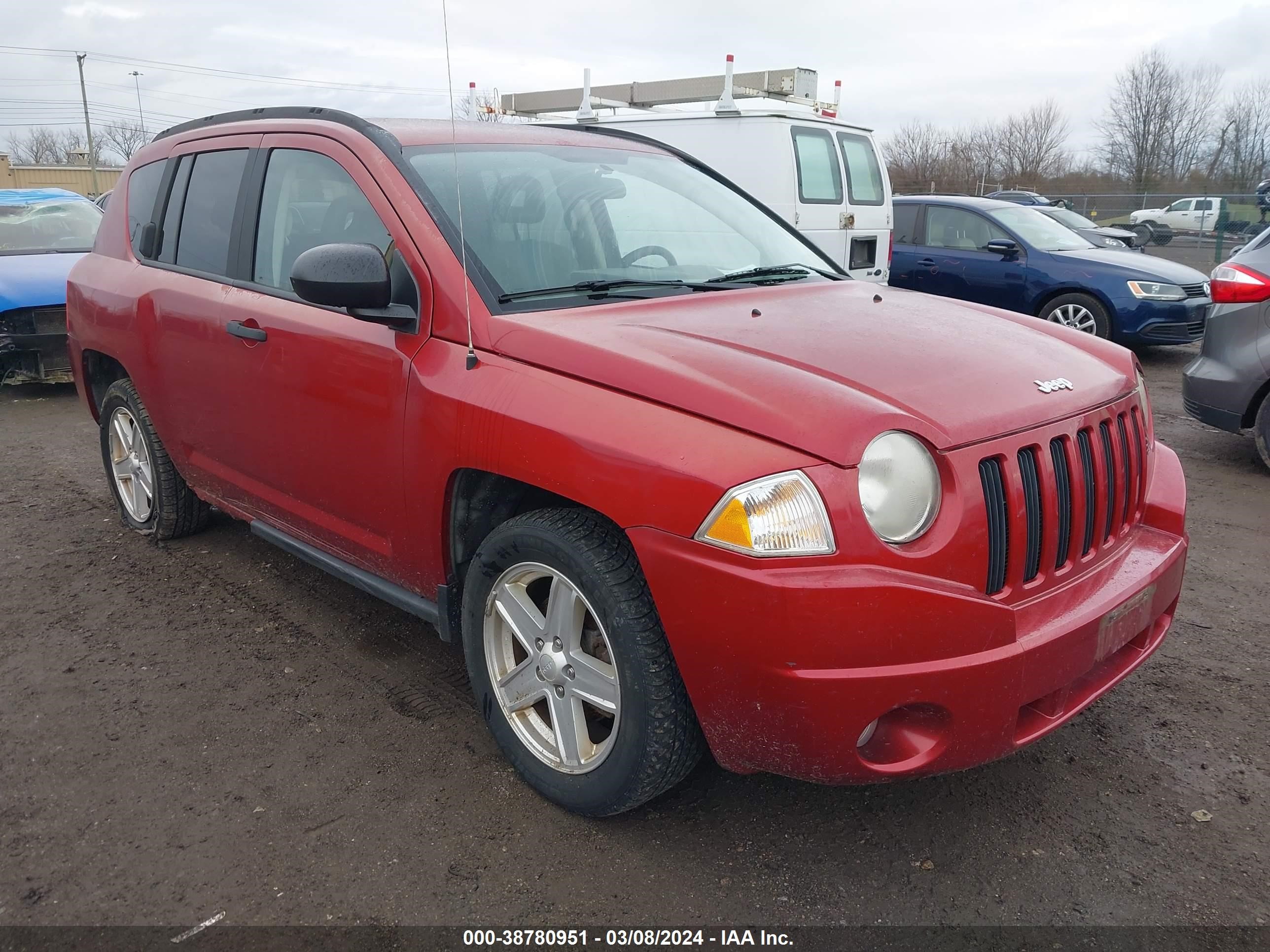 jeep compass 2007 1j8ft47w77d123843