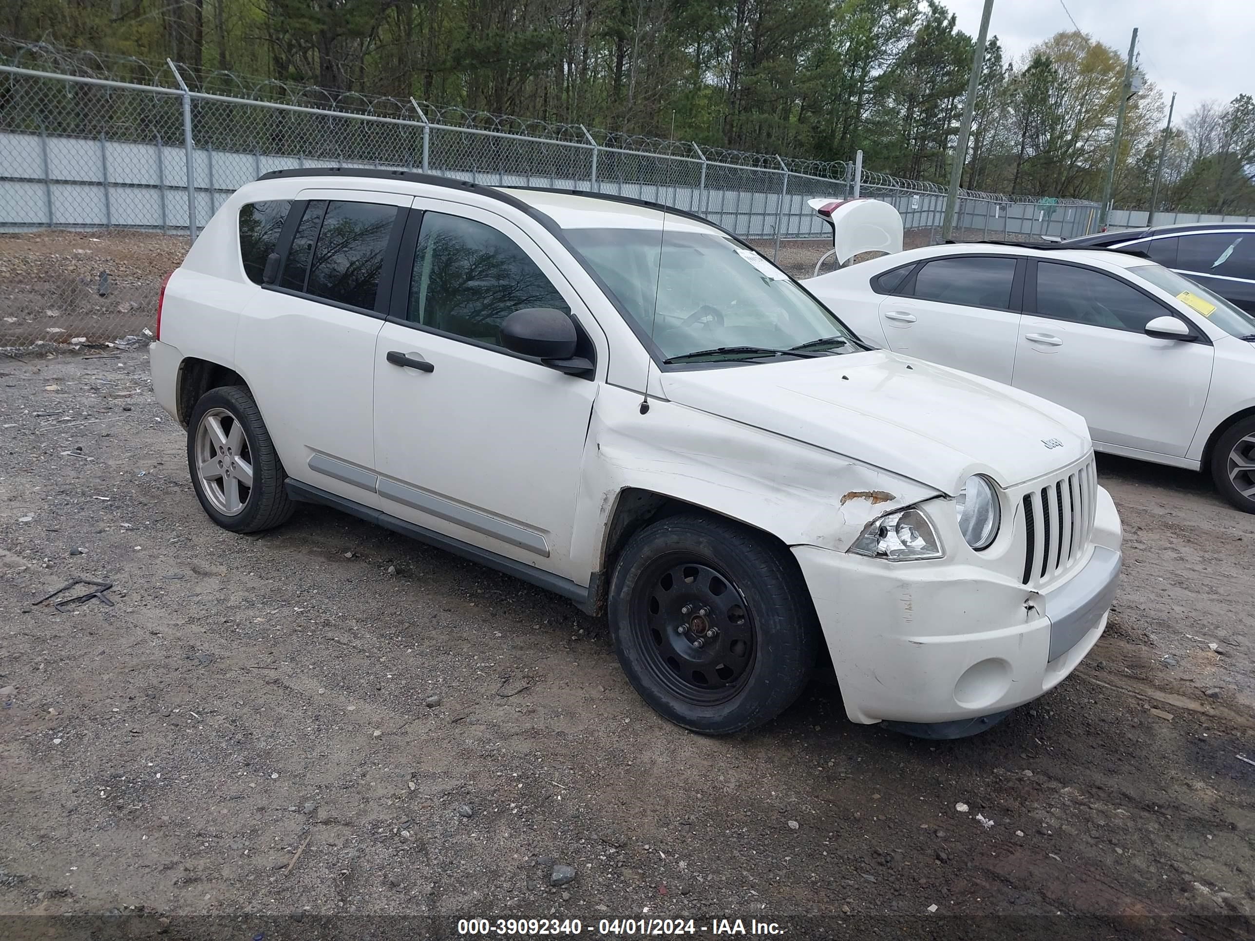 jeep compass 2007 1j8ft57w07d241691