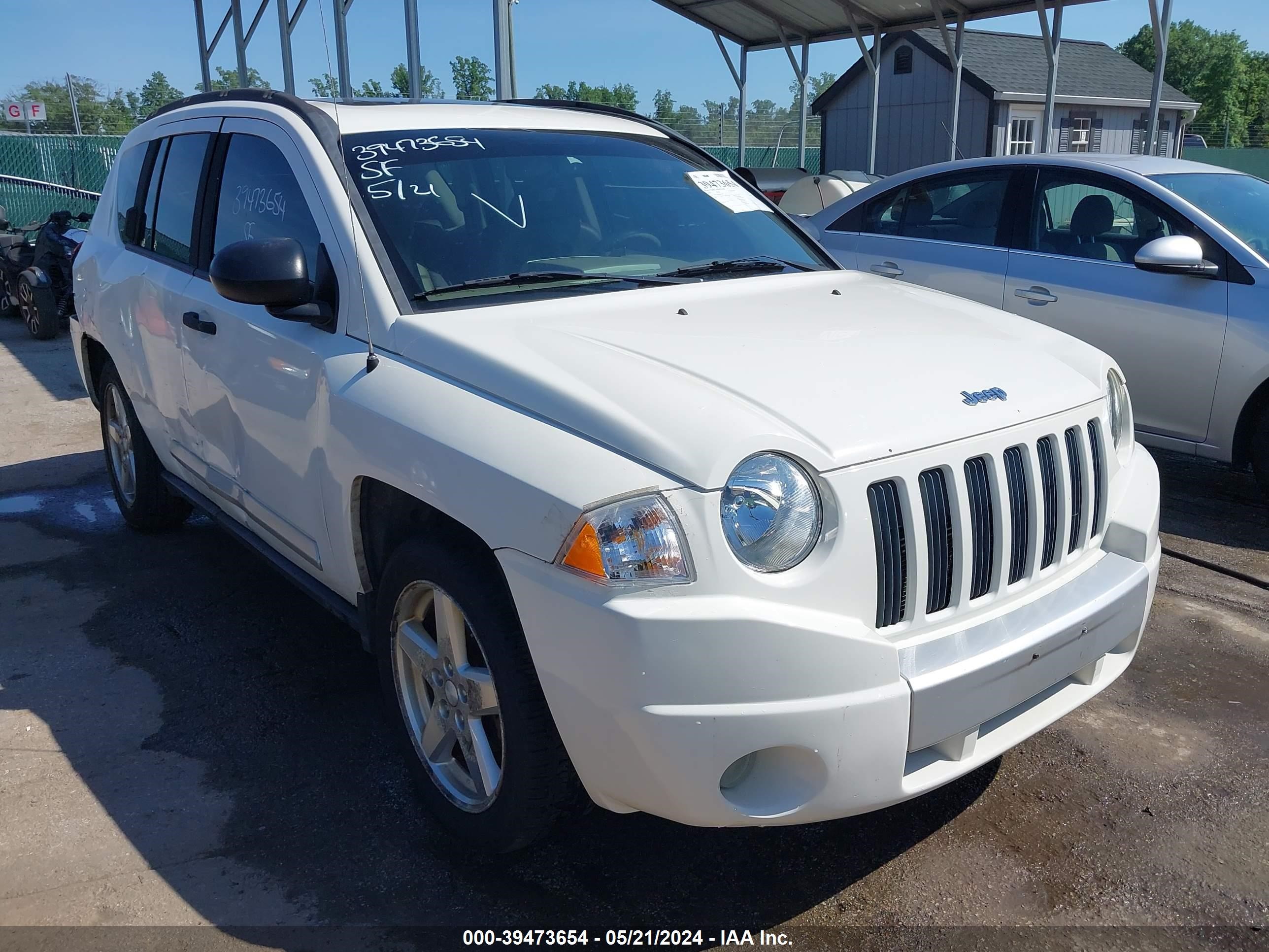 jeep compass 2008 1j8ft57w88d663919