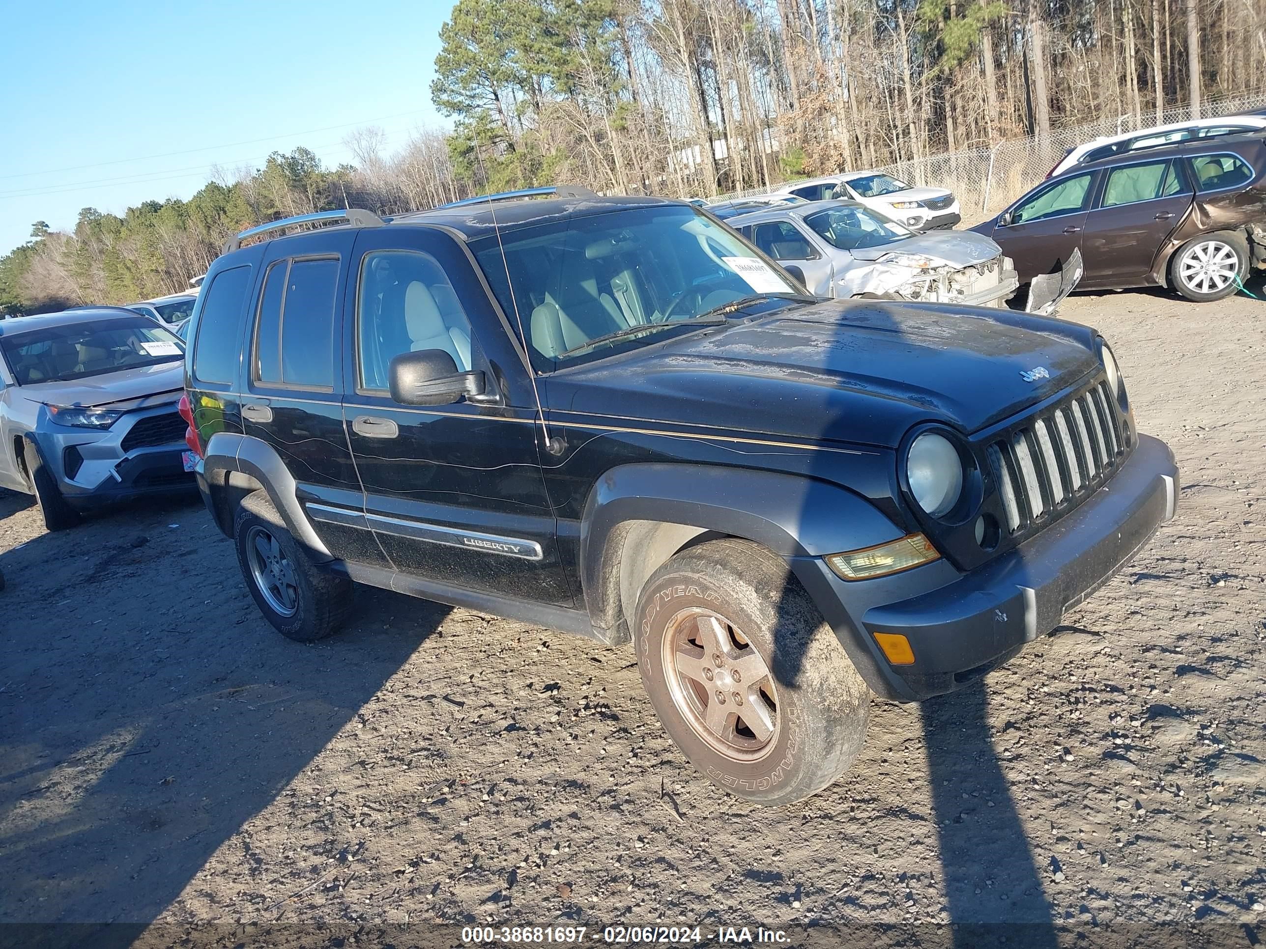 jeep liberty (north america) 2006 1j8gk48k76w159392