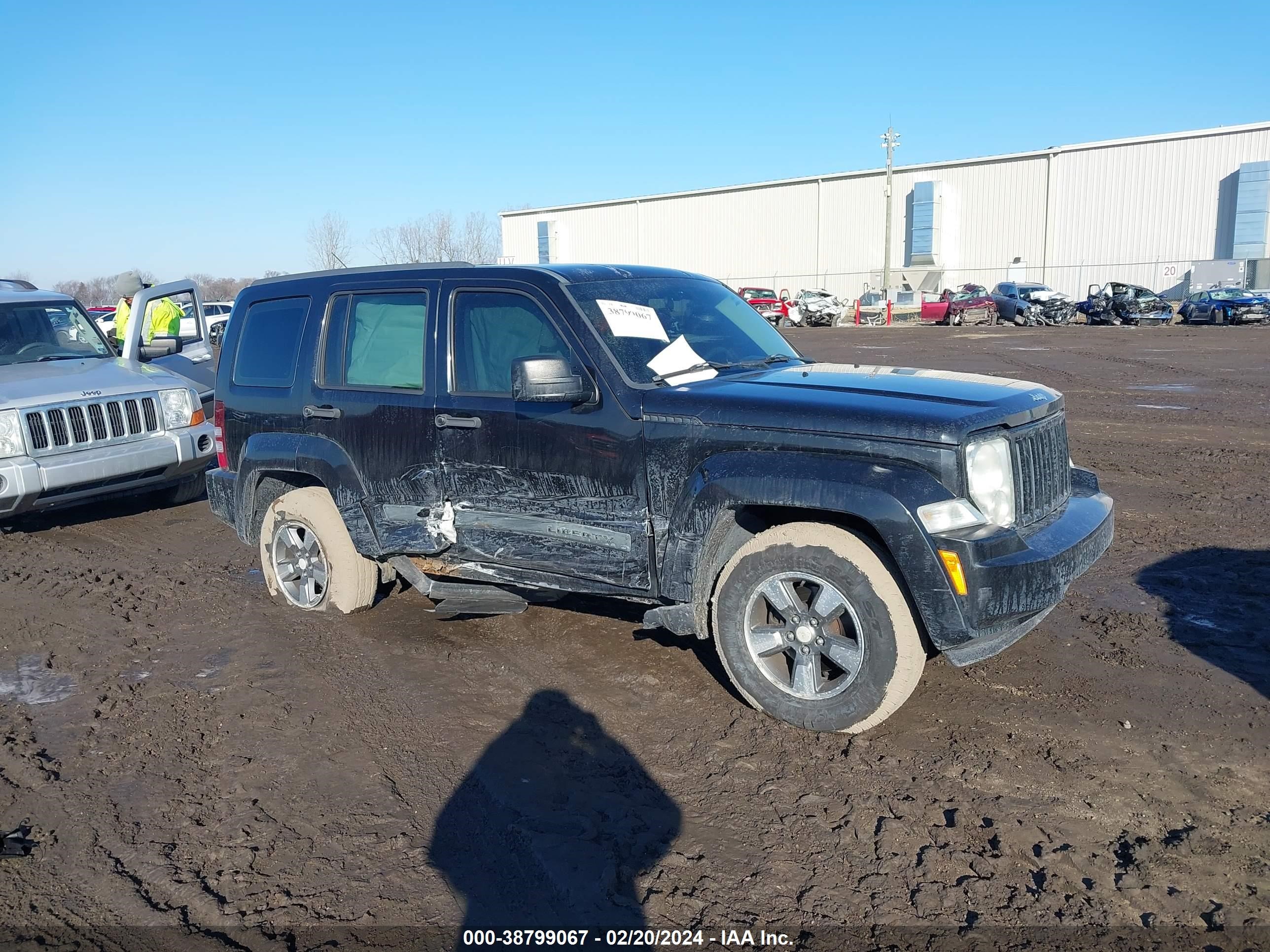 jeep liberty (north america) 2008 1j8gn28k08w143680