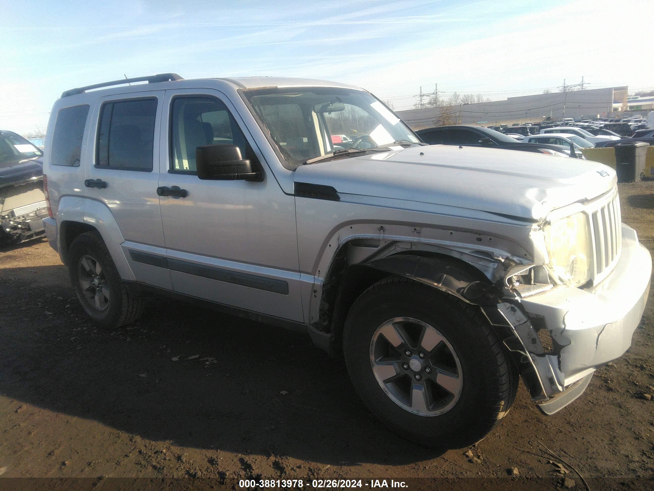 jeep liberty (north america) 2008 1j8gn28k28w102838