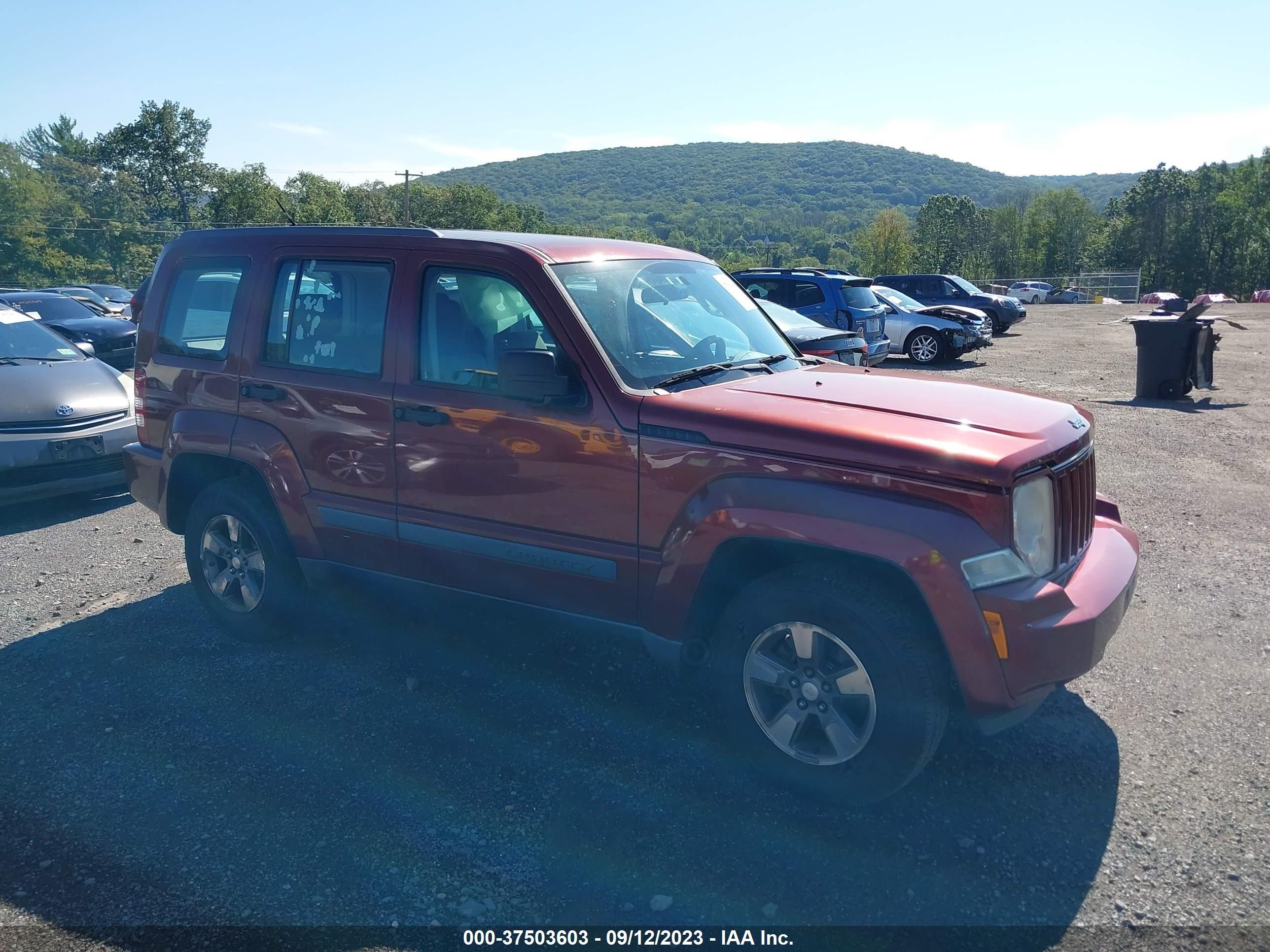 jeep liberty (north america) 2008 1j8gn28k48w107751