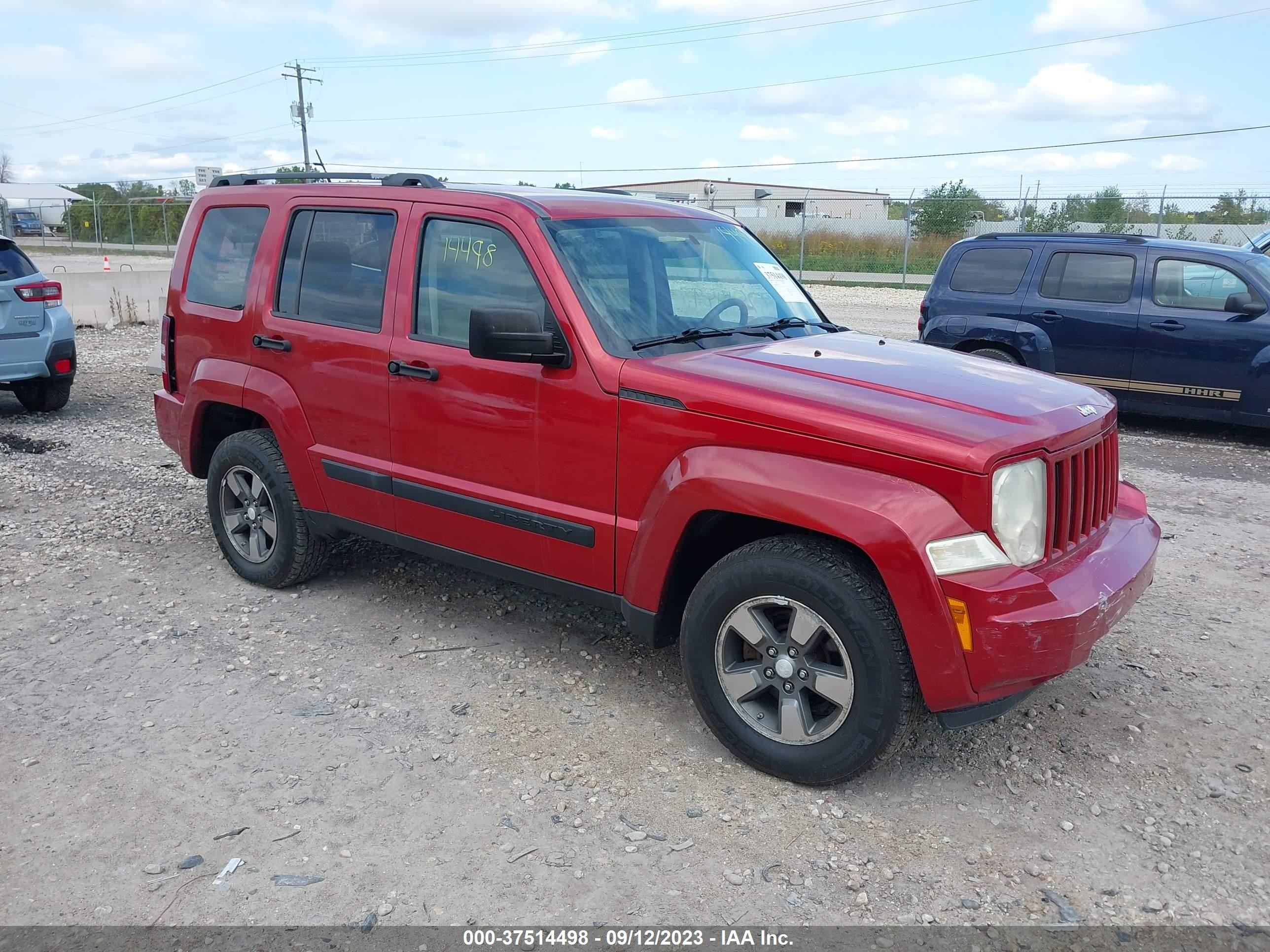 jeep liberty (north america) 2008 1j8gn28k58w133811