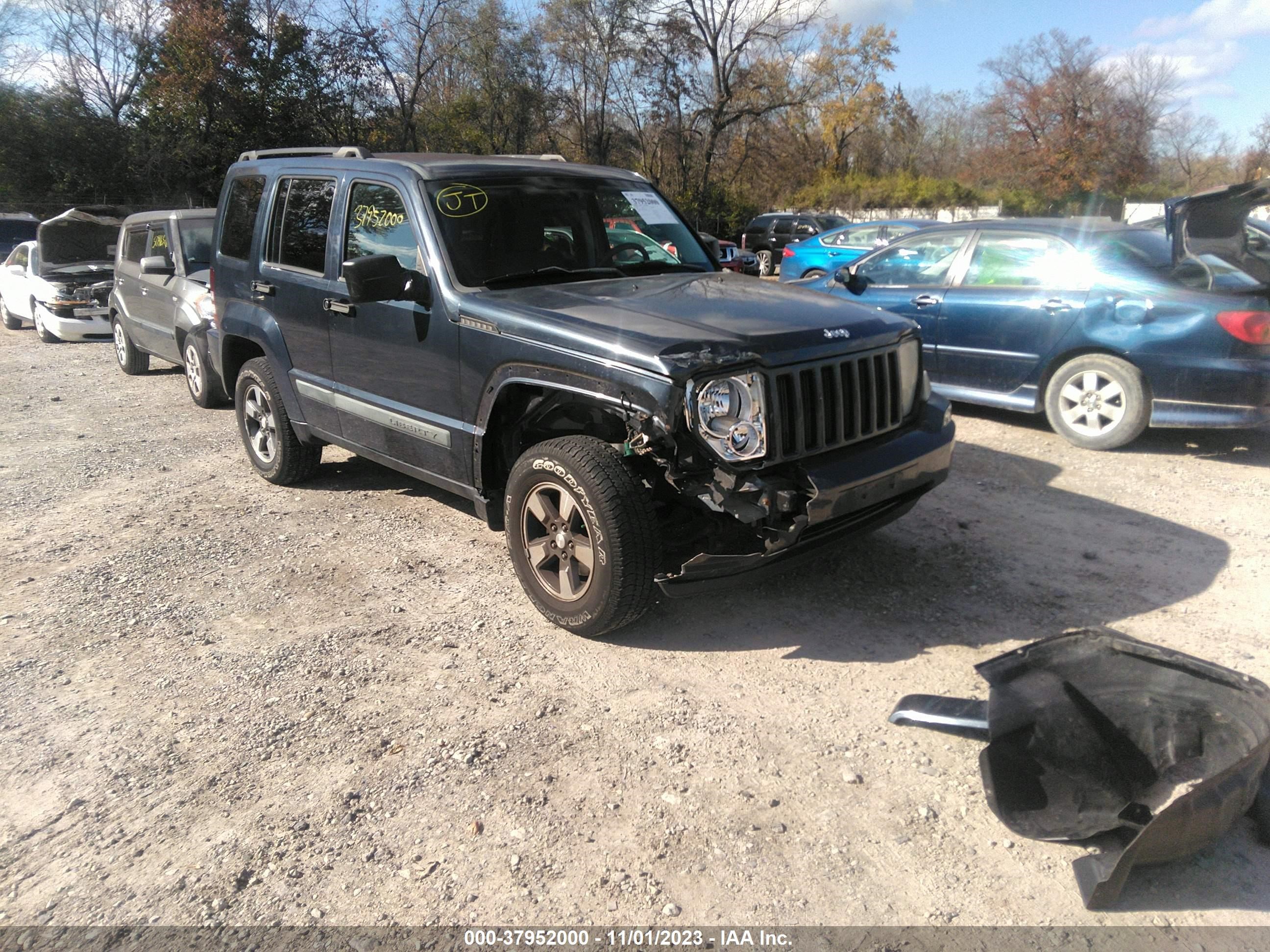 jeep liberty (north america) 2008 1j8gn28k78w152280