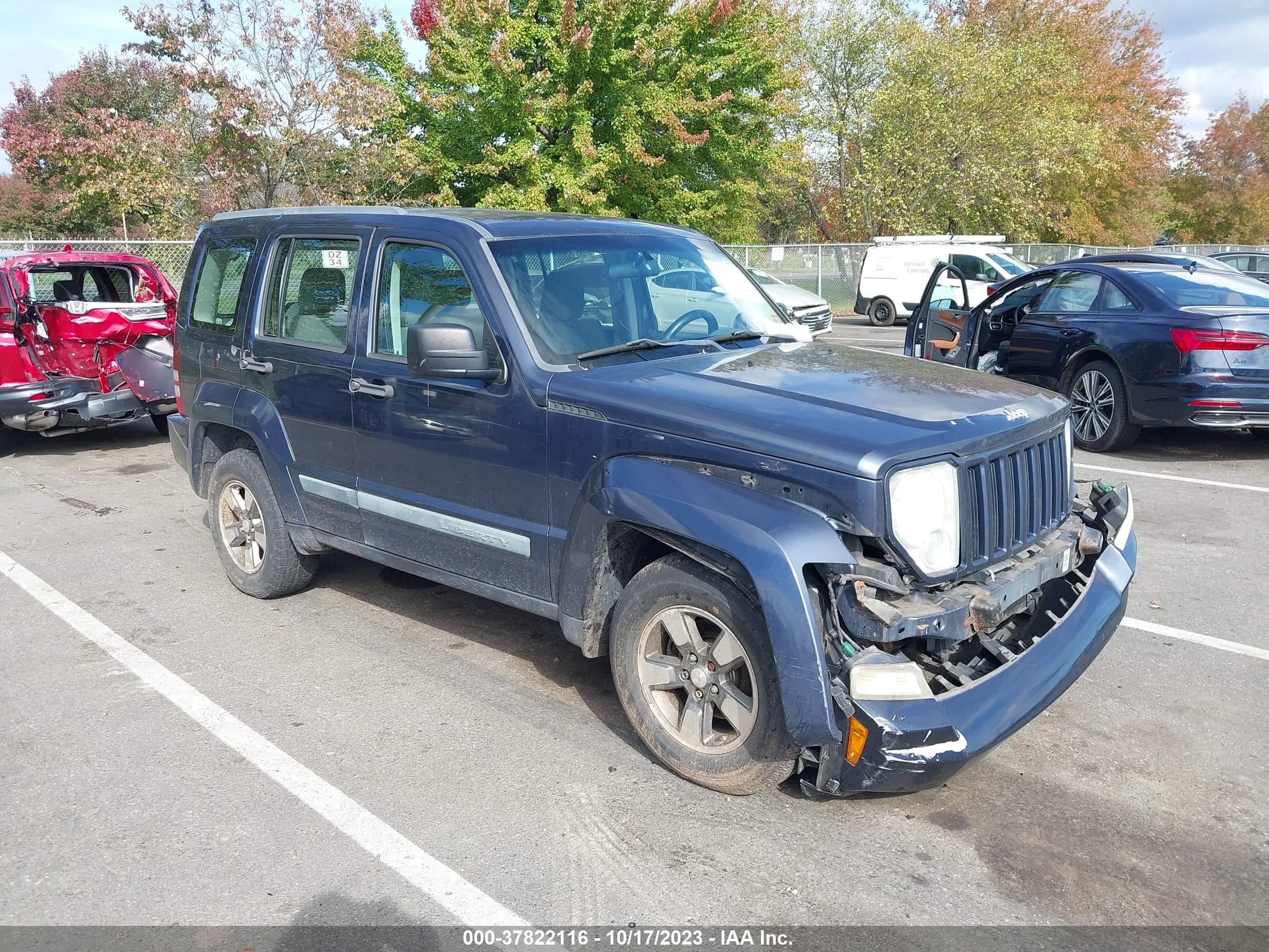 jeep liberty (north america) 2008 1j8gn28k78w281457