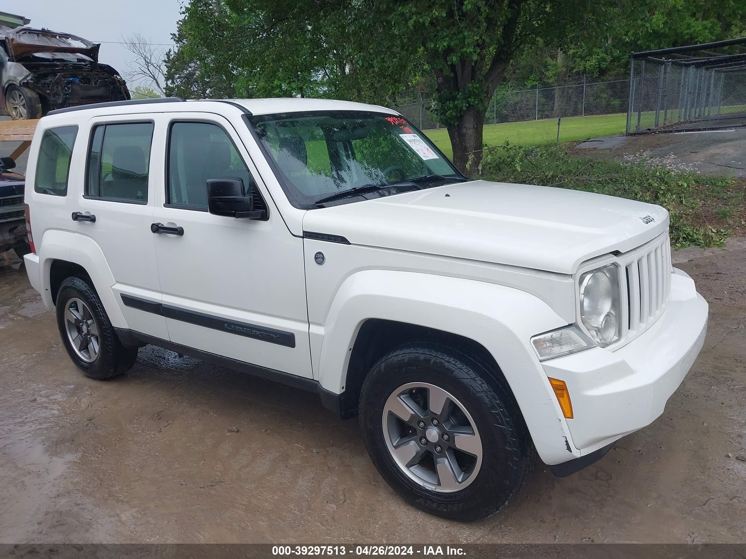 jeep liberty (north america) 2008 1j8gn28k88w157018