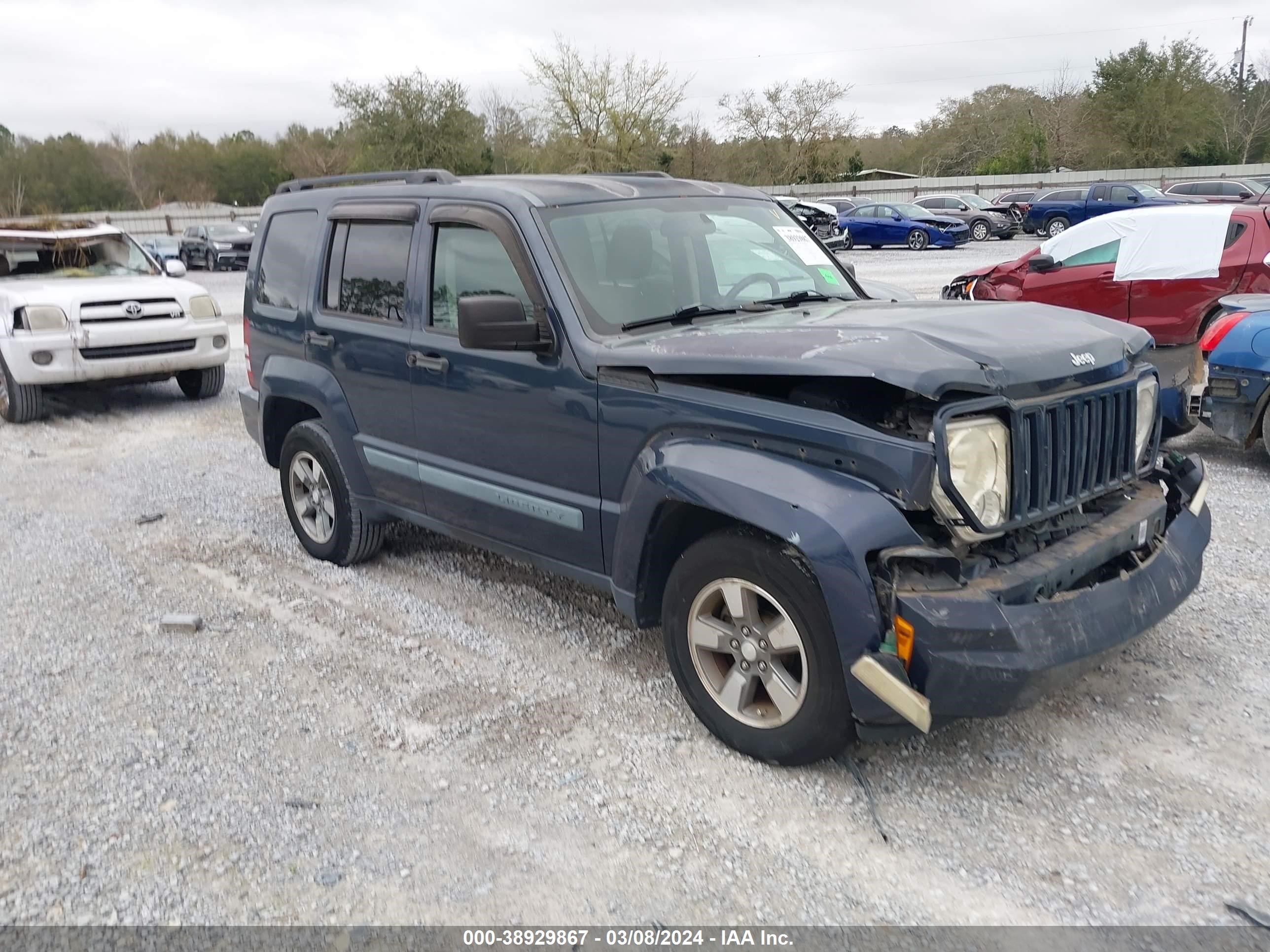 jeep liberty (north america) 2008 1j8gn28k88w215502