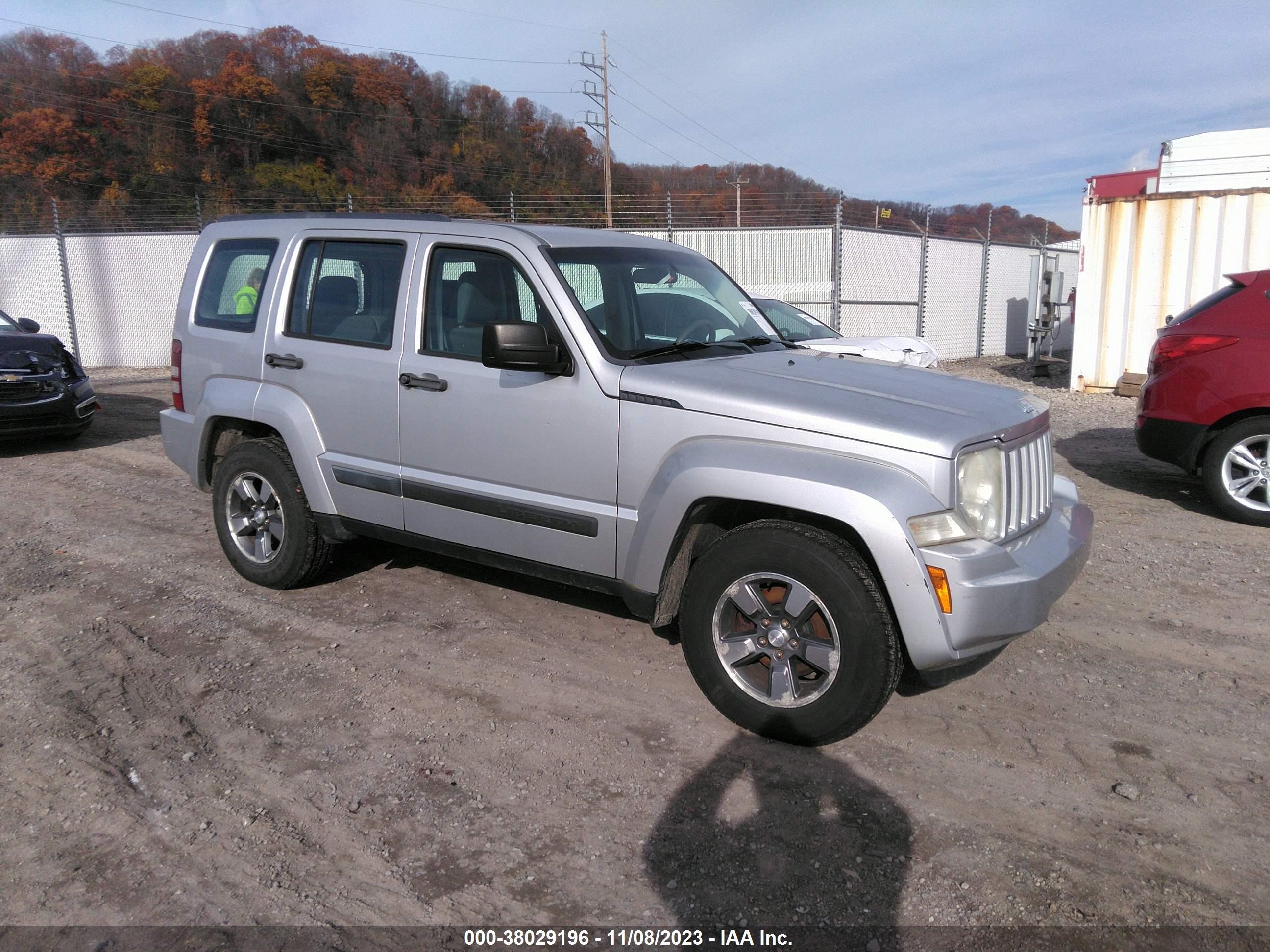 jeep liberty (north america) 2008 1j8gn28k88w236897