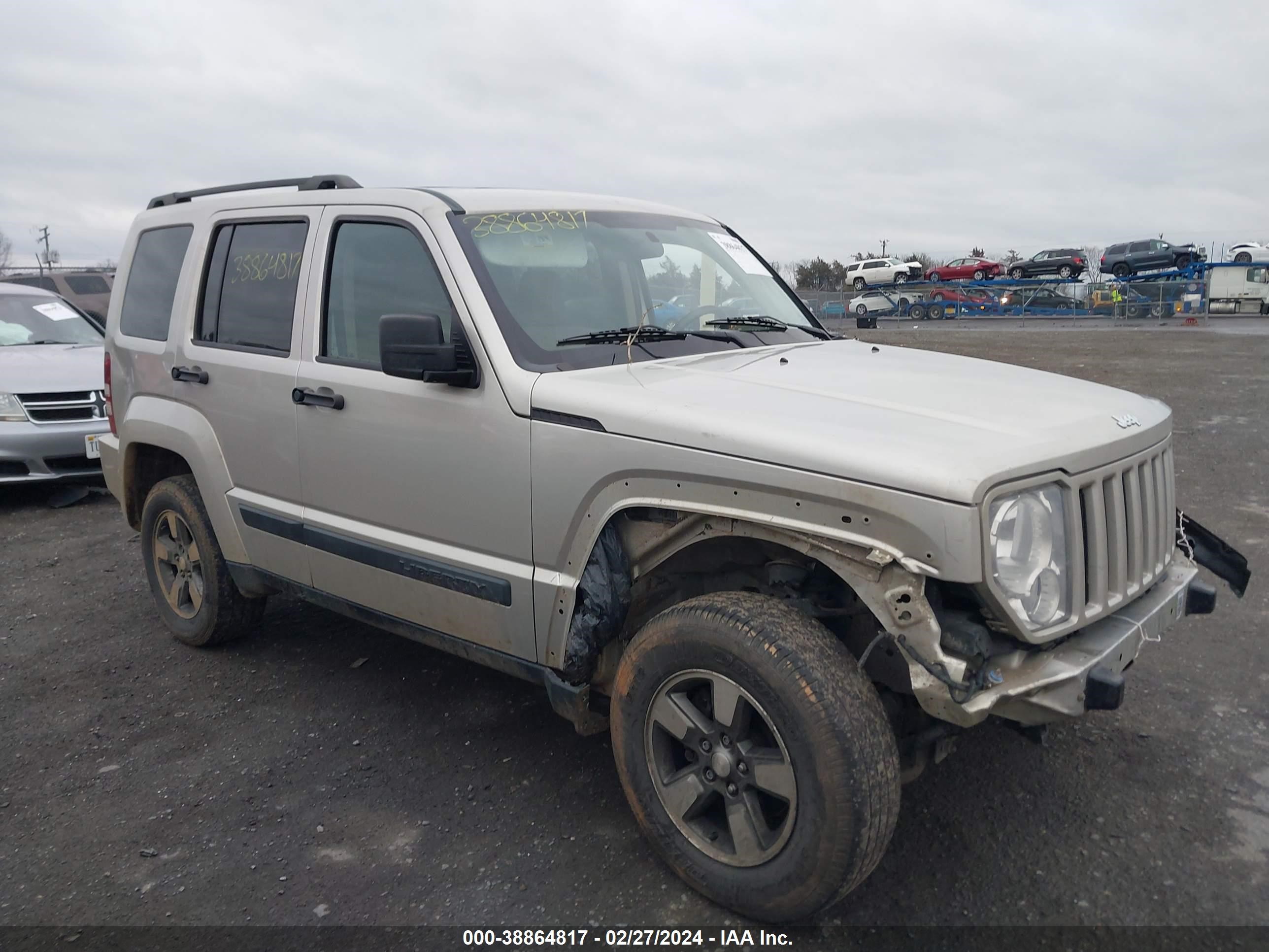 jeep liberty (north america) 2008 1j8gn28k98w193395