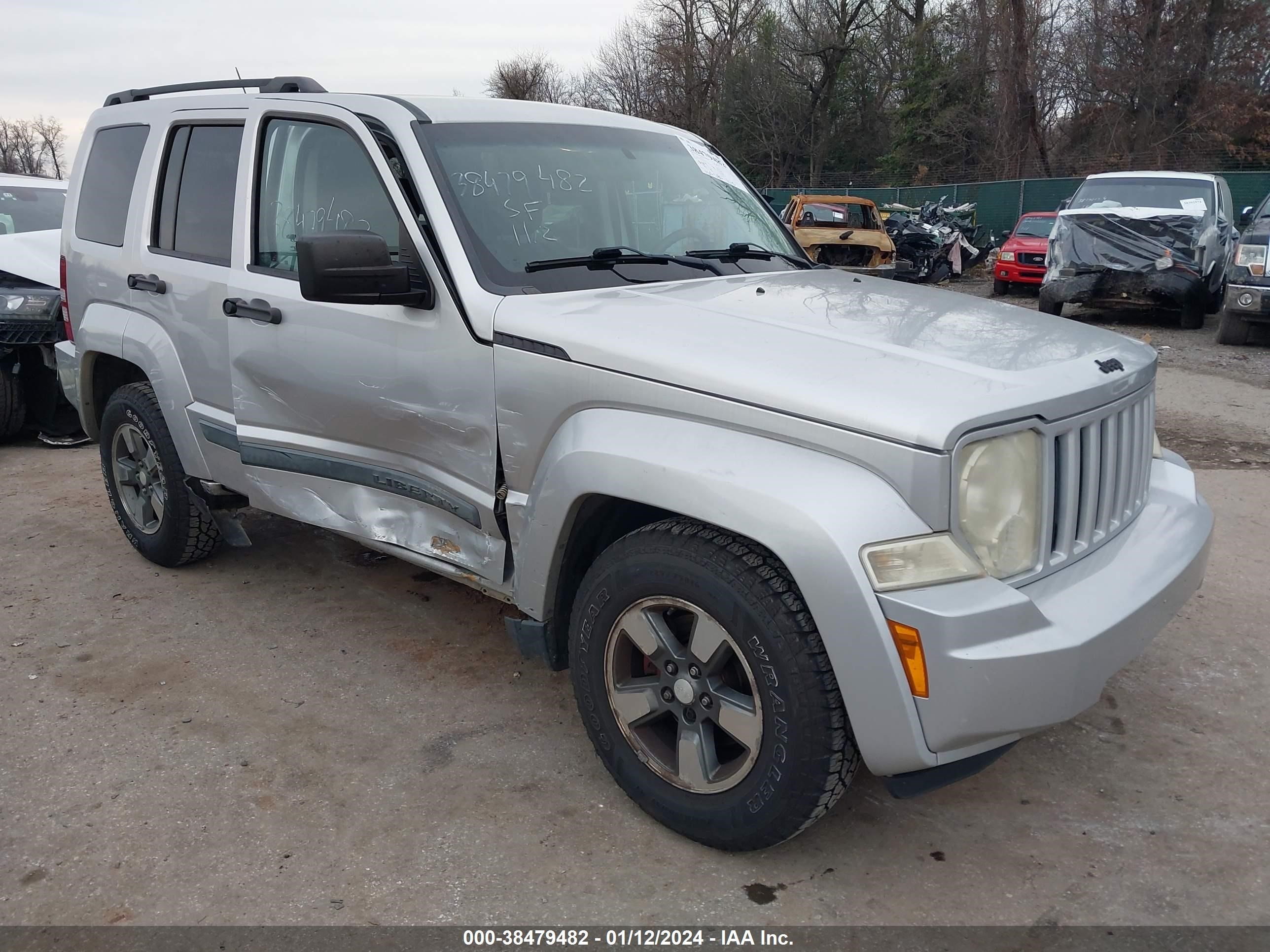 jeep liberty (north america) 2008 1j8gn28kx8w282960