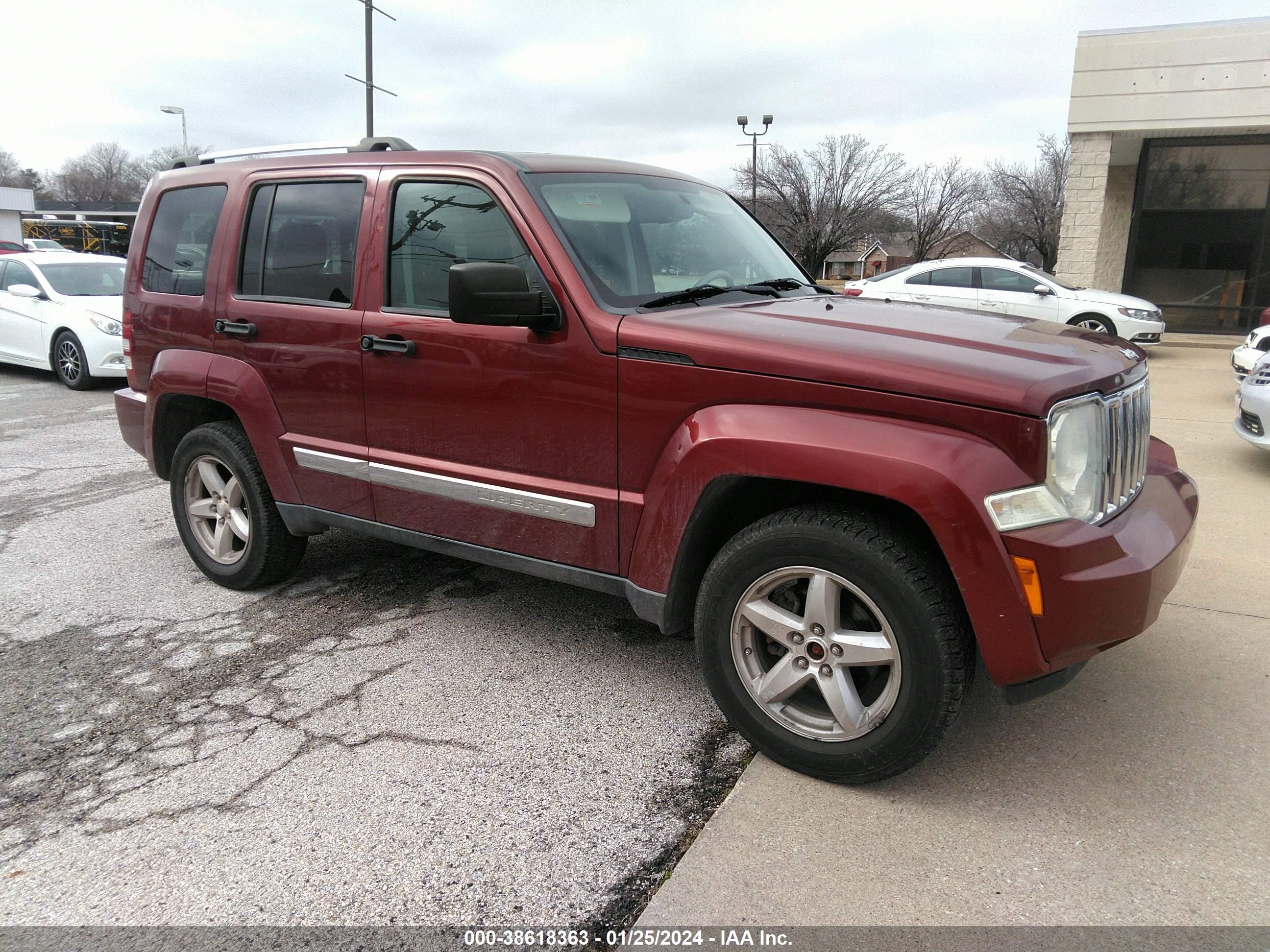 jeep liberty (north america) 2008 1j8gn58k48w159690