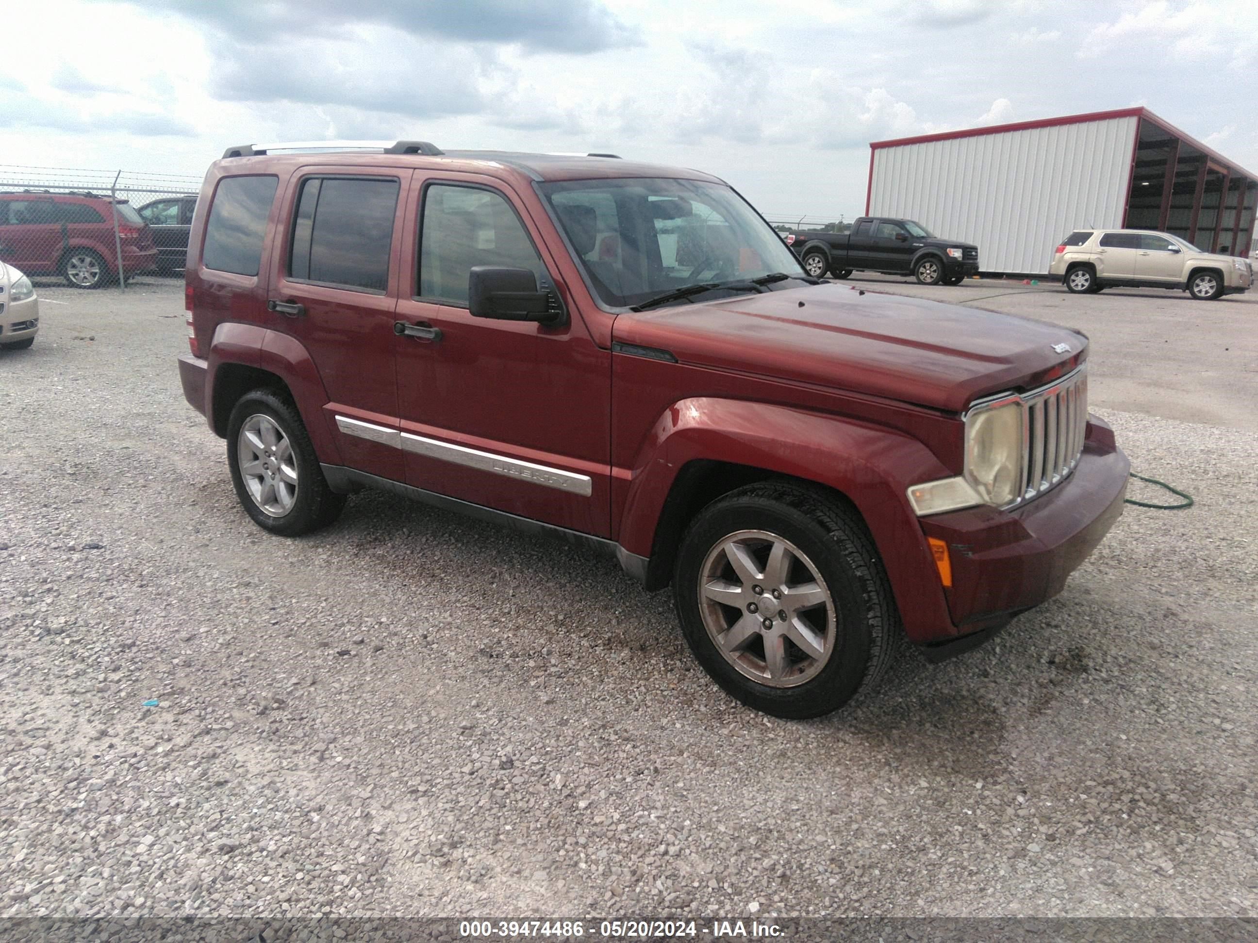 jeep liberty (north america) 2008 1j8gn58k78w123301