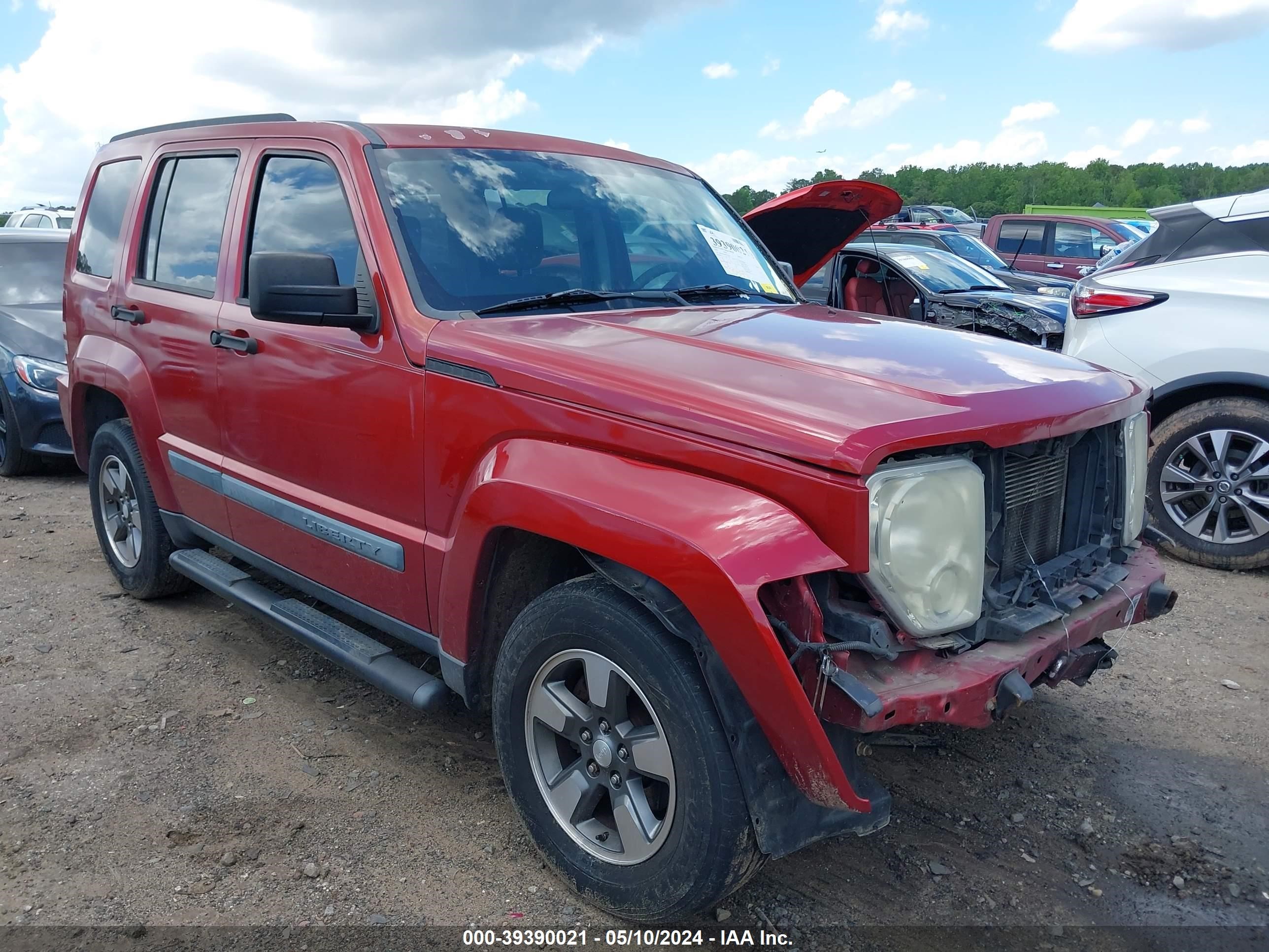 jeep liberty (north america) 2008 1j8gp28k08w274196