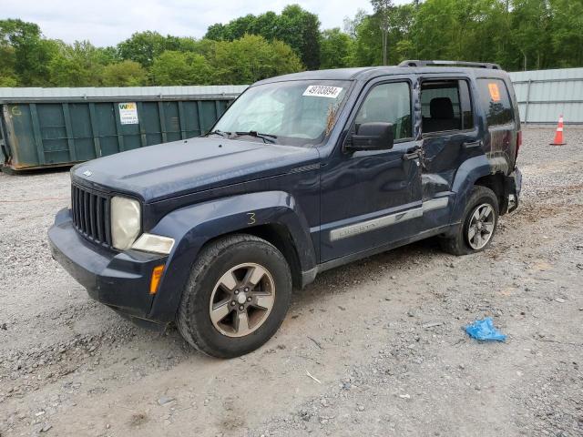 jeep liberty 2008 1j8gp28k98w160911