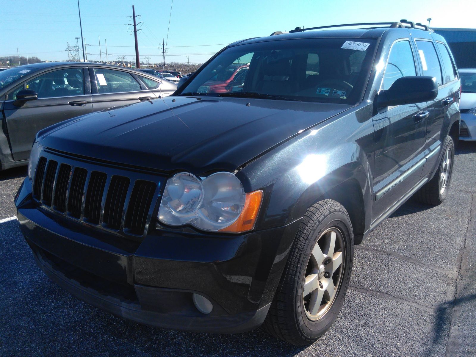 jeep gr chero 4x4 v6 2008 1j8gr48k18c197846