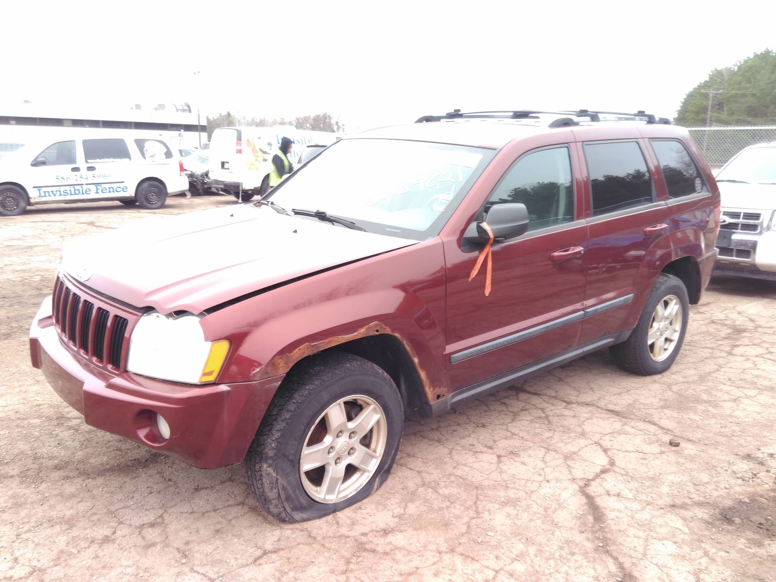 jeep gr chero 4x4 v6 2007 1j8gr48k57c533867