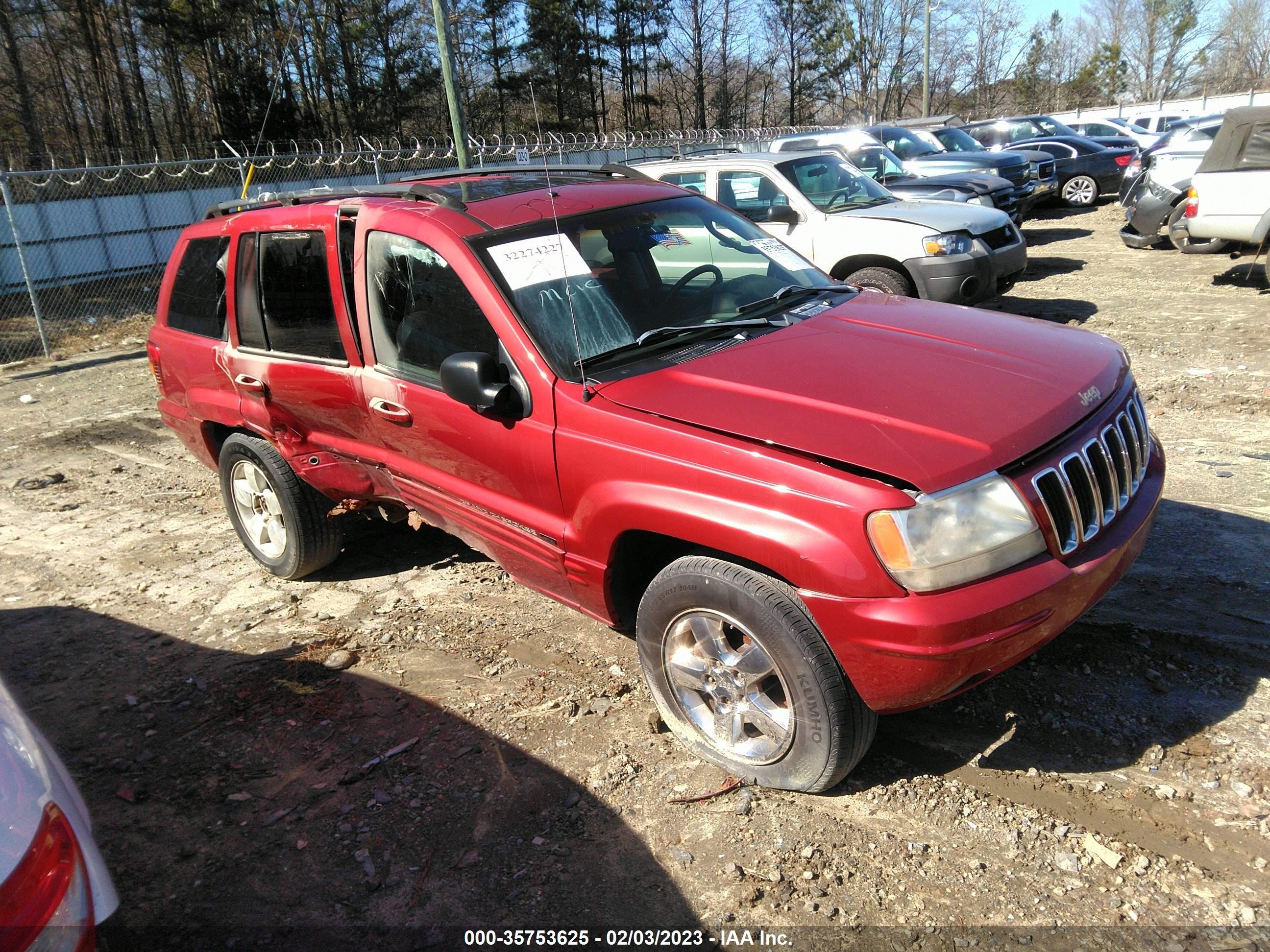 jeep grand cherokee 2003 1j8gw58j43c544519