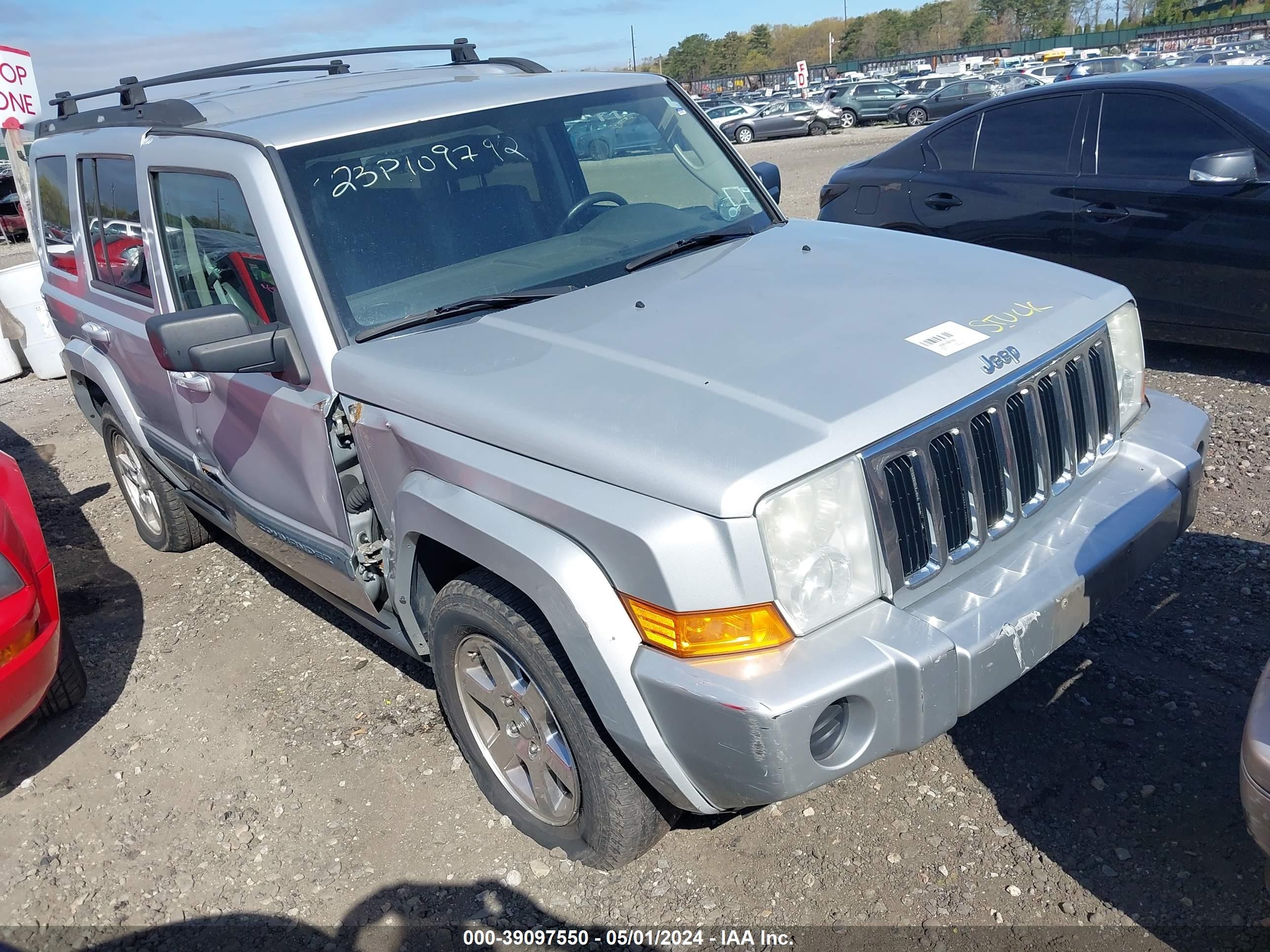 jeep commander 2007 1j8hg48k37c685754