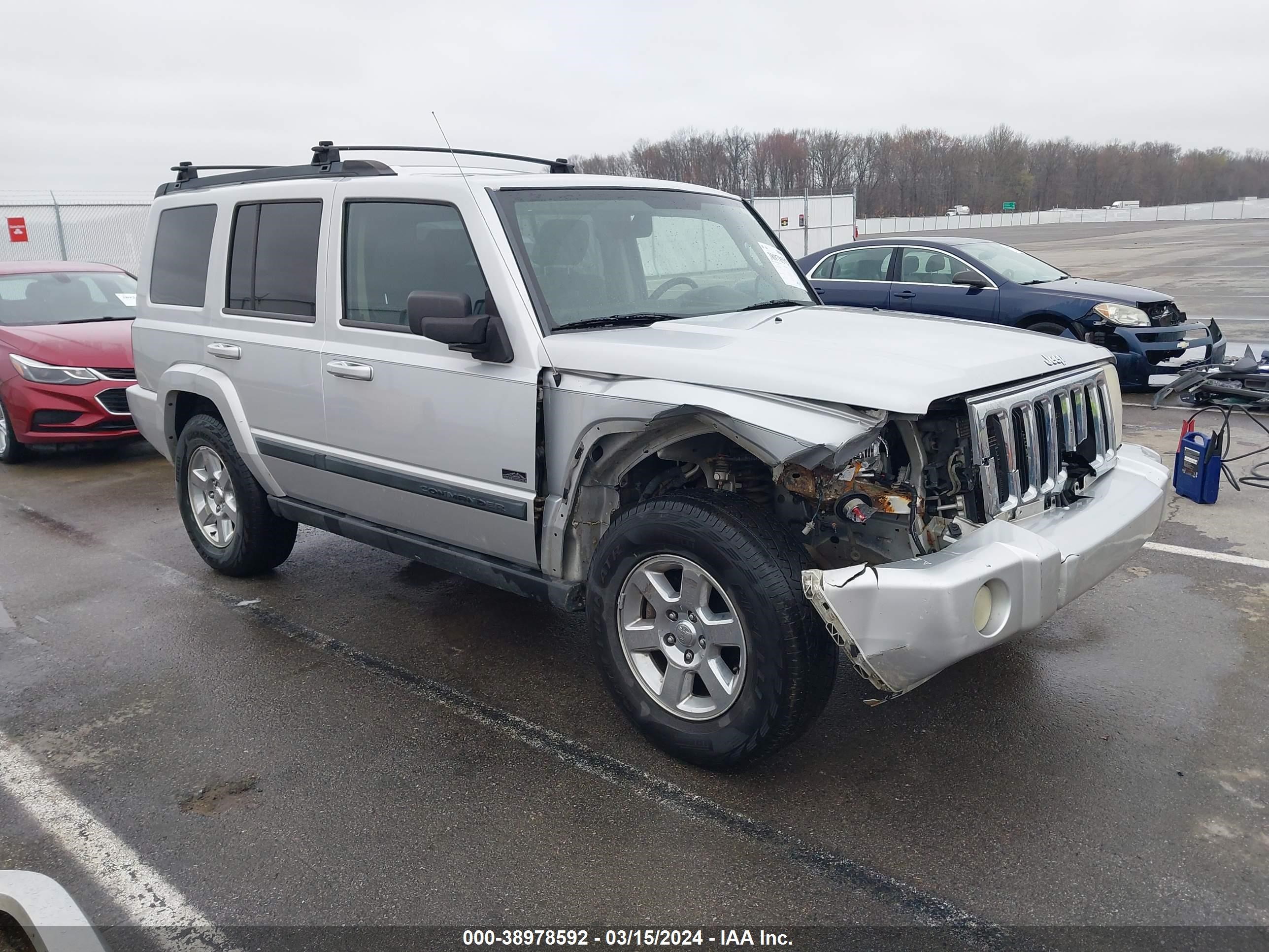 jeep commander 2007 1j8hg48px7c650088