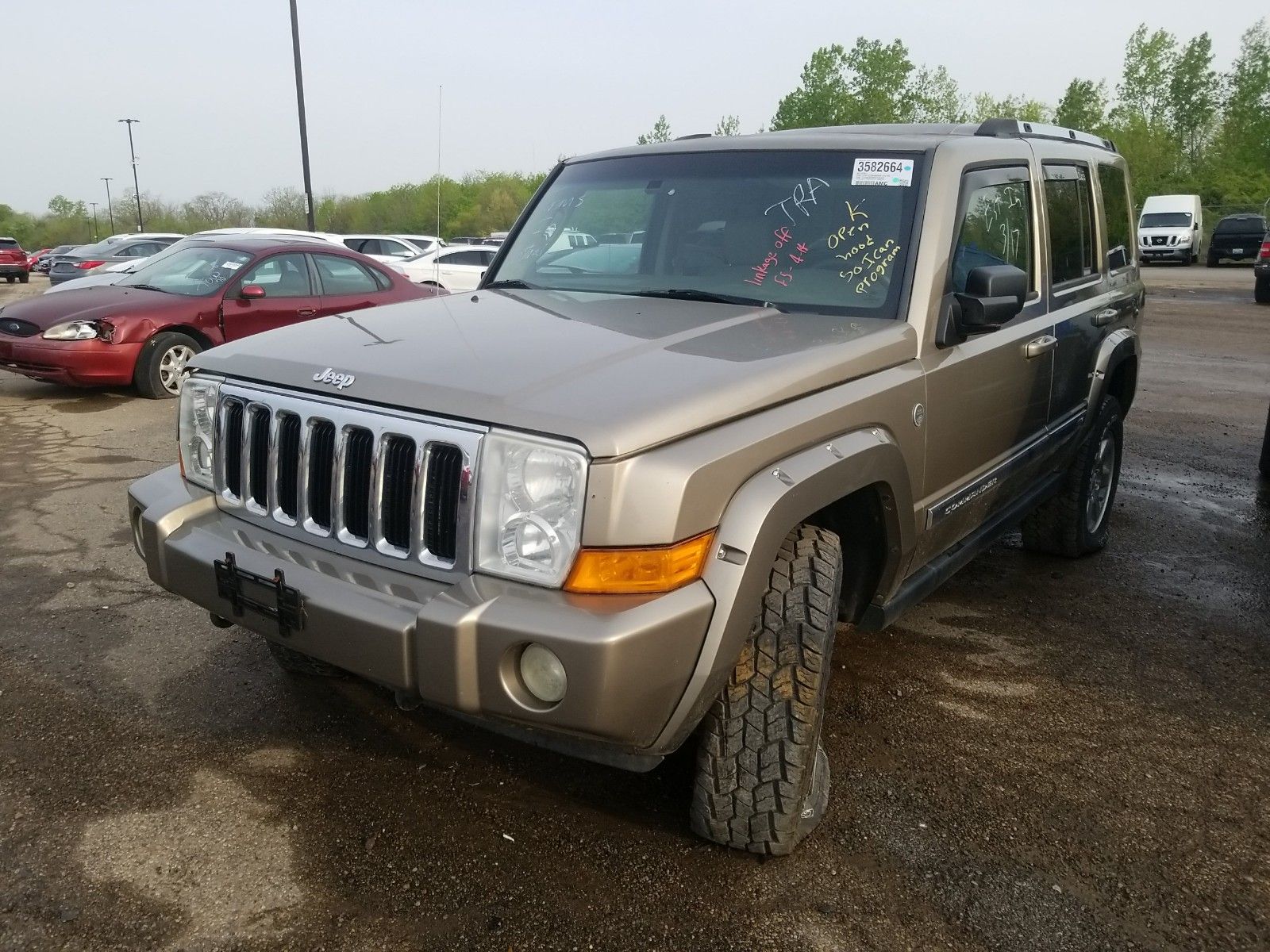 jeep comander 4x4 v8 2006 1j8hg58286c100428