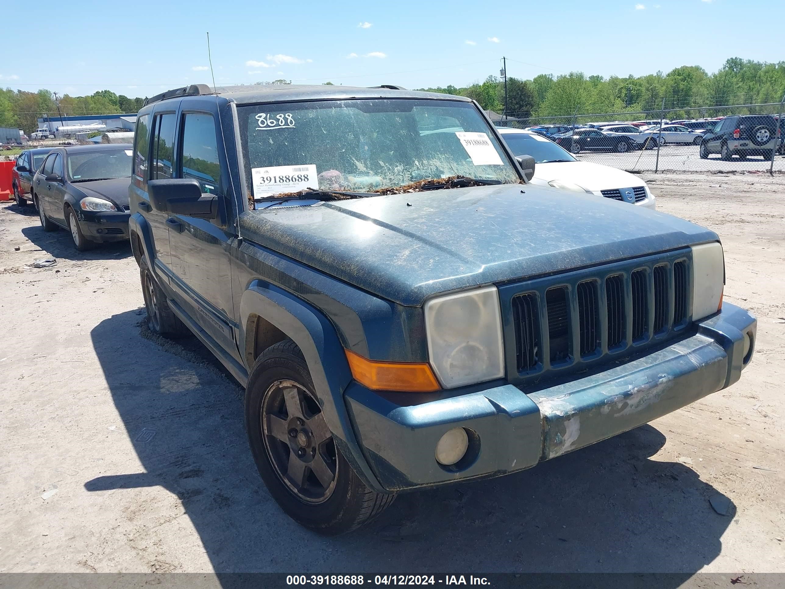 jeep commander 2006 1j8hh48n16c153716