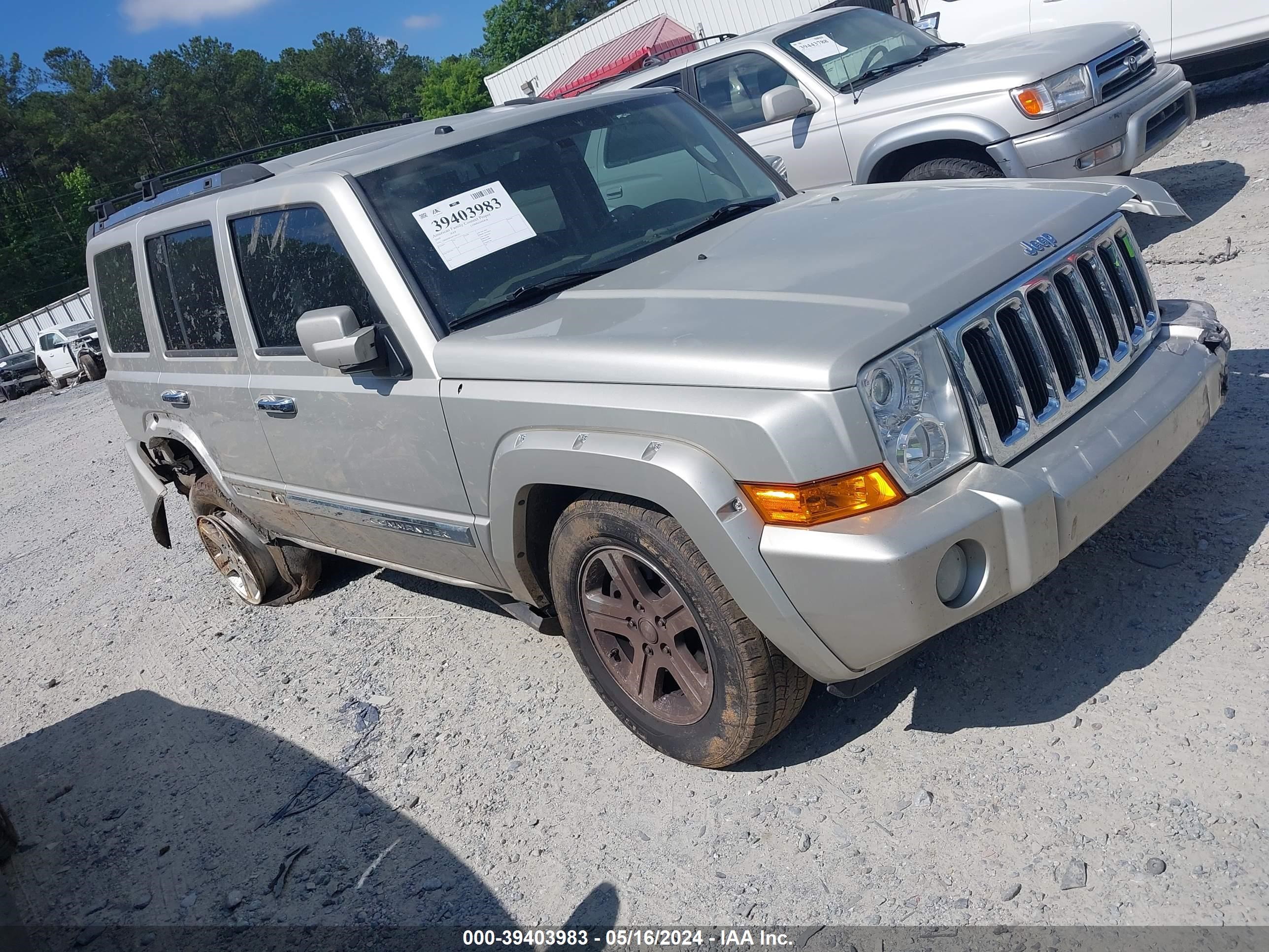 jeep commander 2009 1j8hh58t69c500157