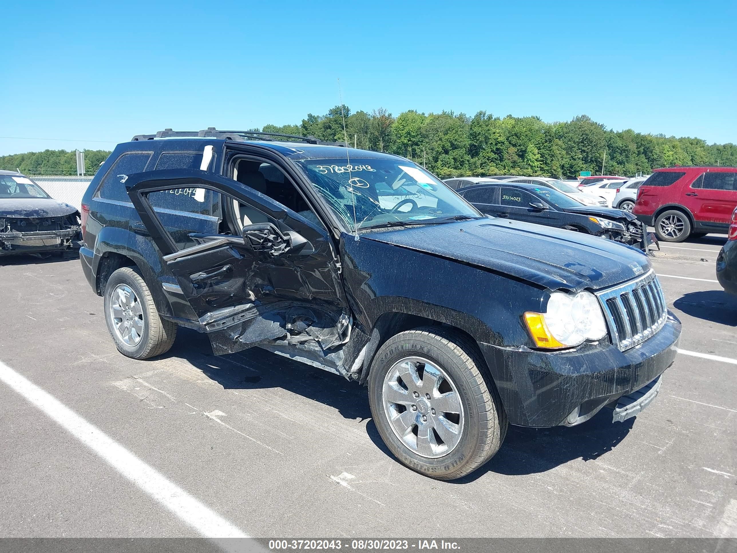 jeep grand cherokee 2008 1j8hr58n38c156929