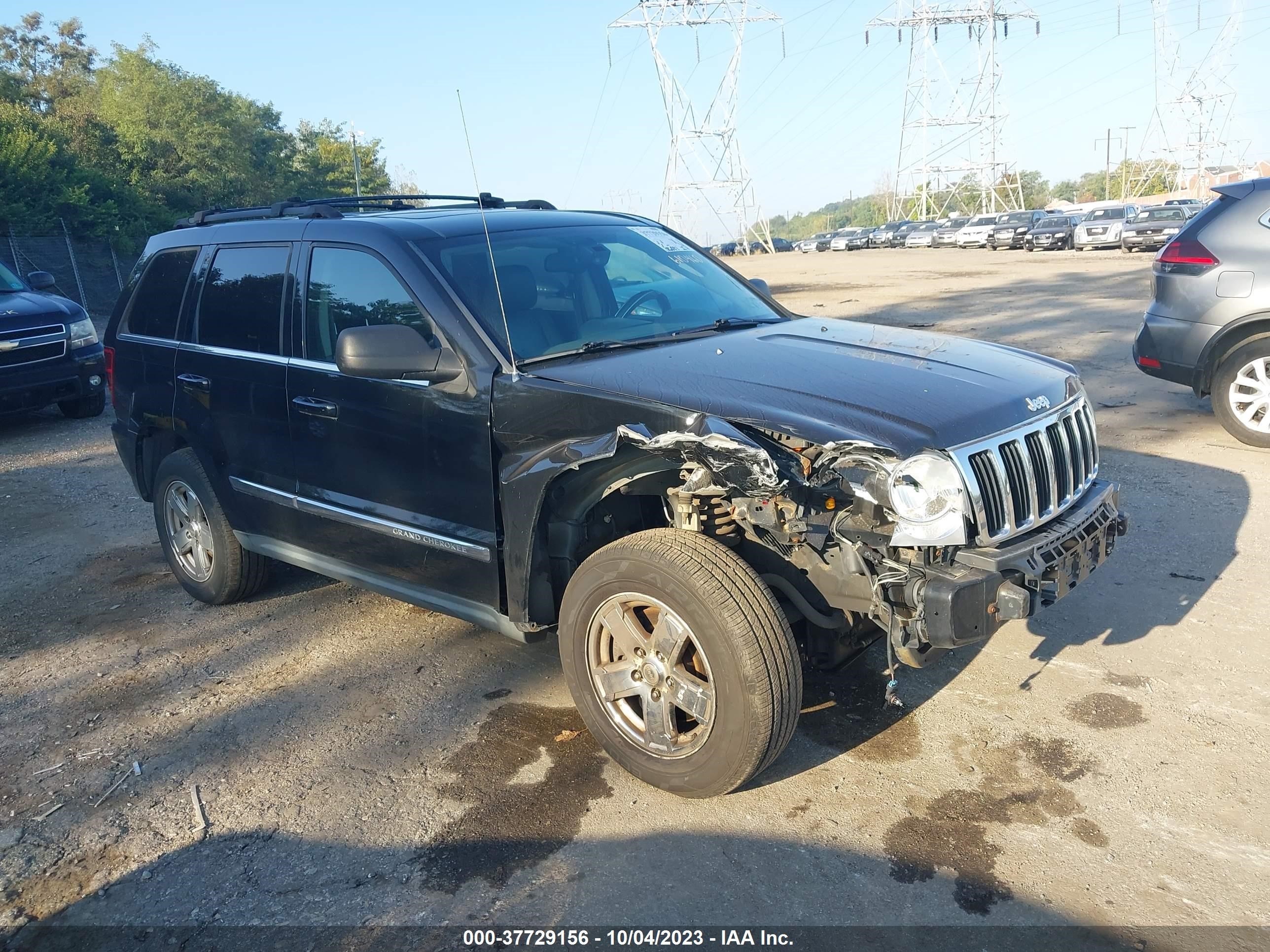 jeep grand cherokee 2007 1j8hr58n47c610460