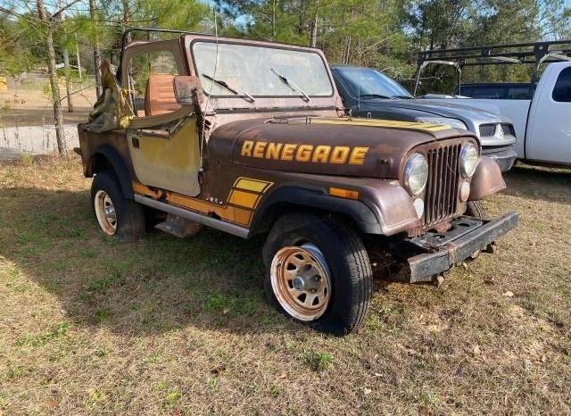 jeep cj 1984 1jcce87a7et020844