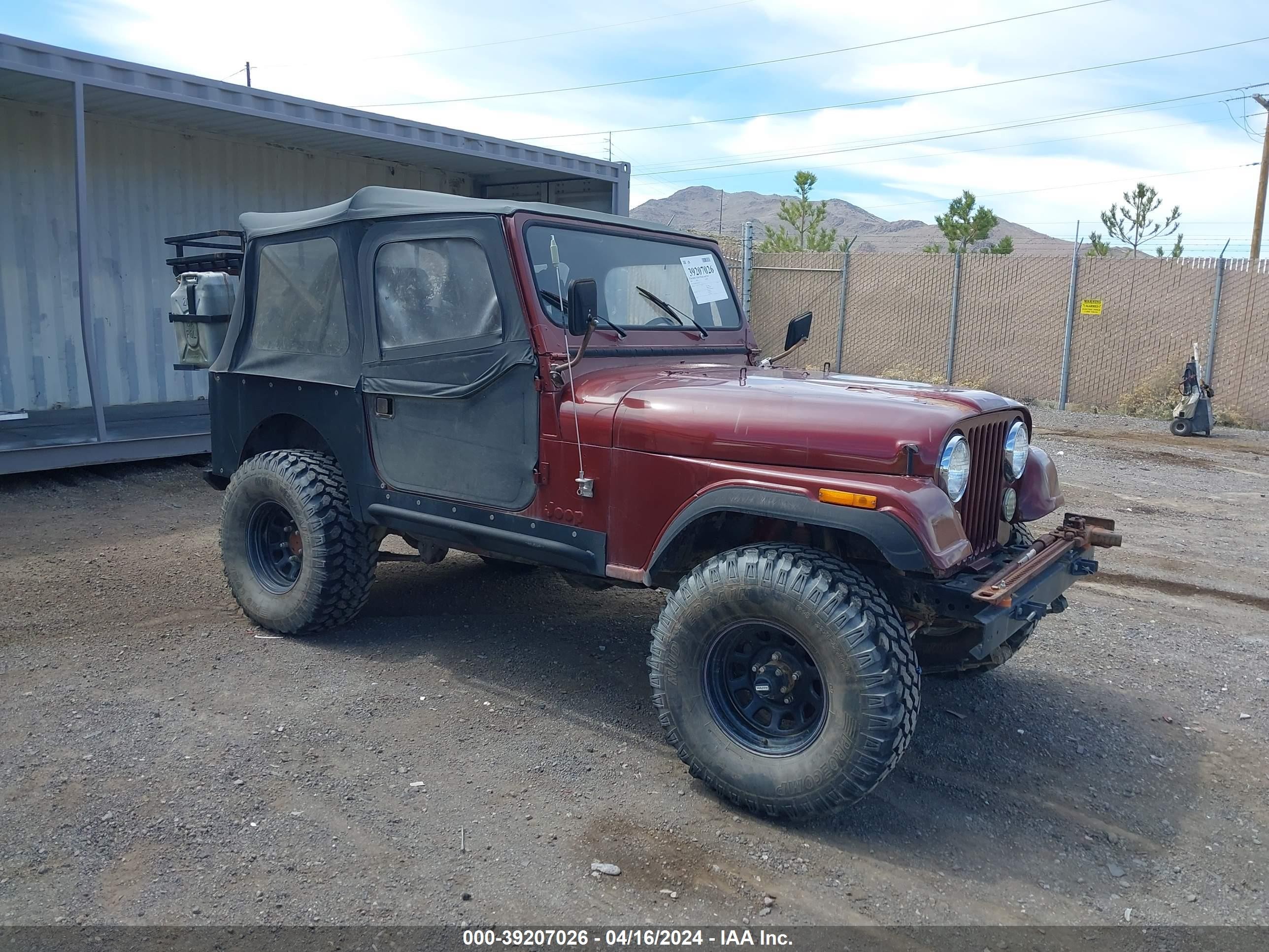 jeep  1985 1jccm87a6ft045061