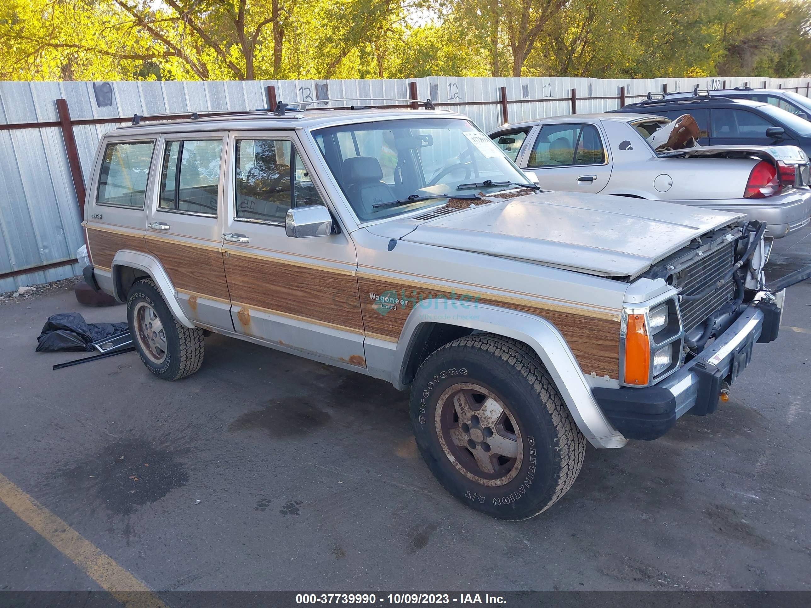 jeep grand wagoneer 1987 1jcmt7545ht085276