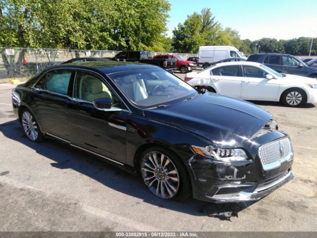 lincoln continental 2017 1ln6l9nc7h5610609